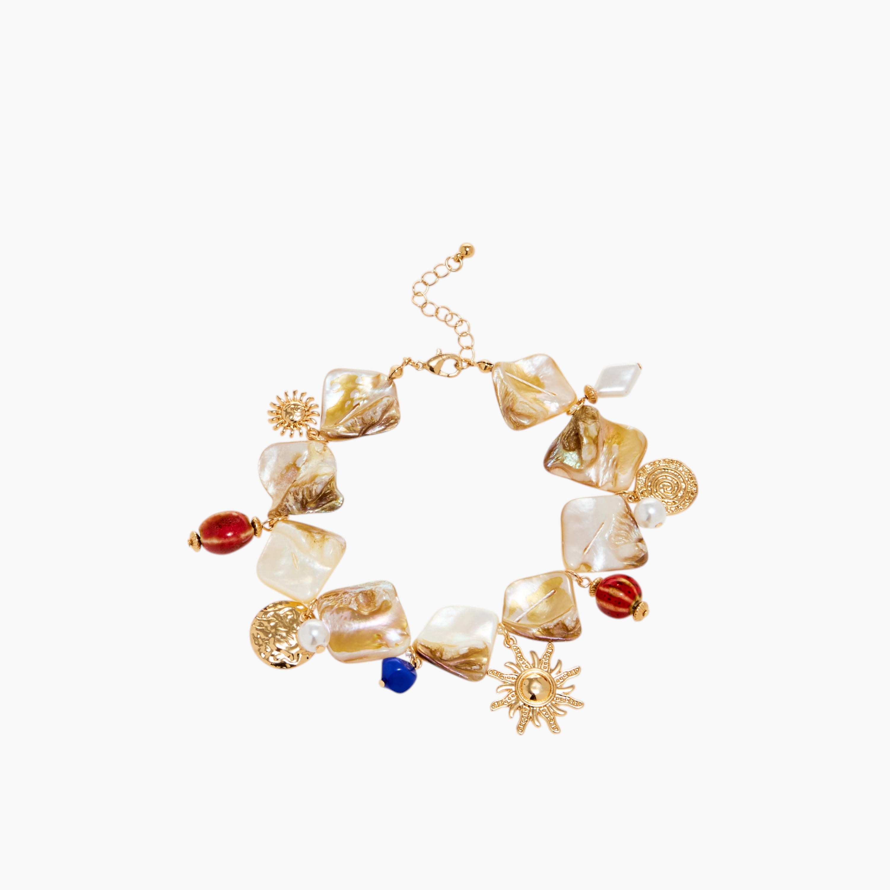 أسورة مزينة بدلاية ومشبك إغلاق-women-watchesandjewellery-jewellery-banglesandbracelets-image-1