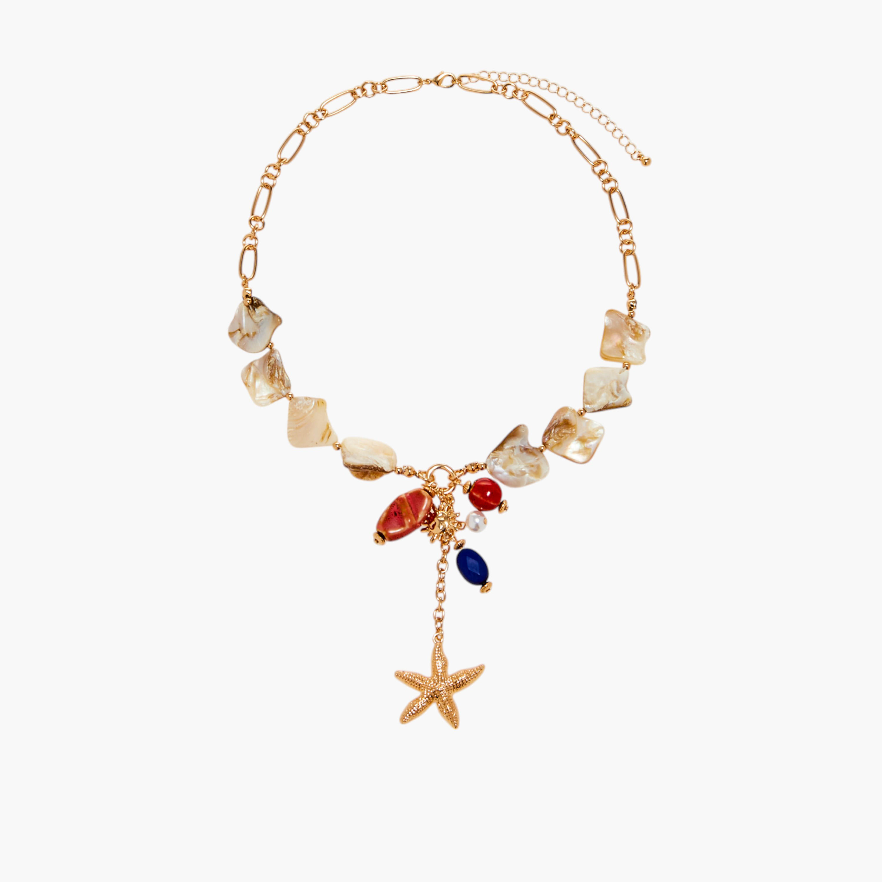 عقد بدلايّة نجم البحر ومشبك إغلاق-women-watchesandjewellery-jewellery-necklacesandpendants-image-5