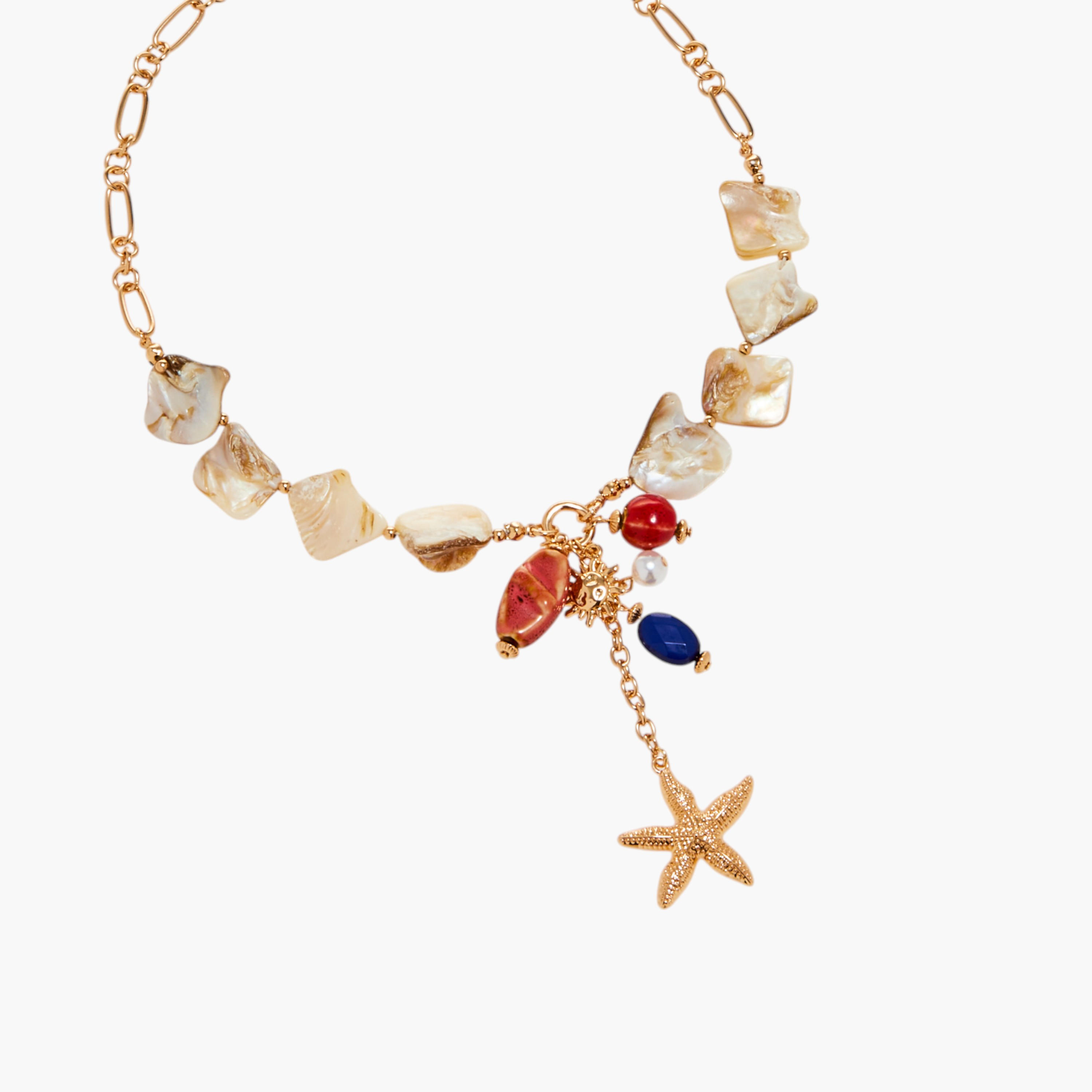 عقد بدلايّة نجم البحر ومشبك إغلاق-women-watchesandjewellery-jewellery-necklacesandpendants-image-3