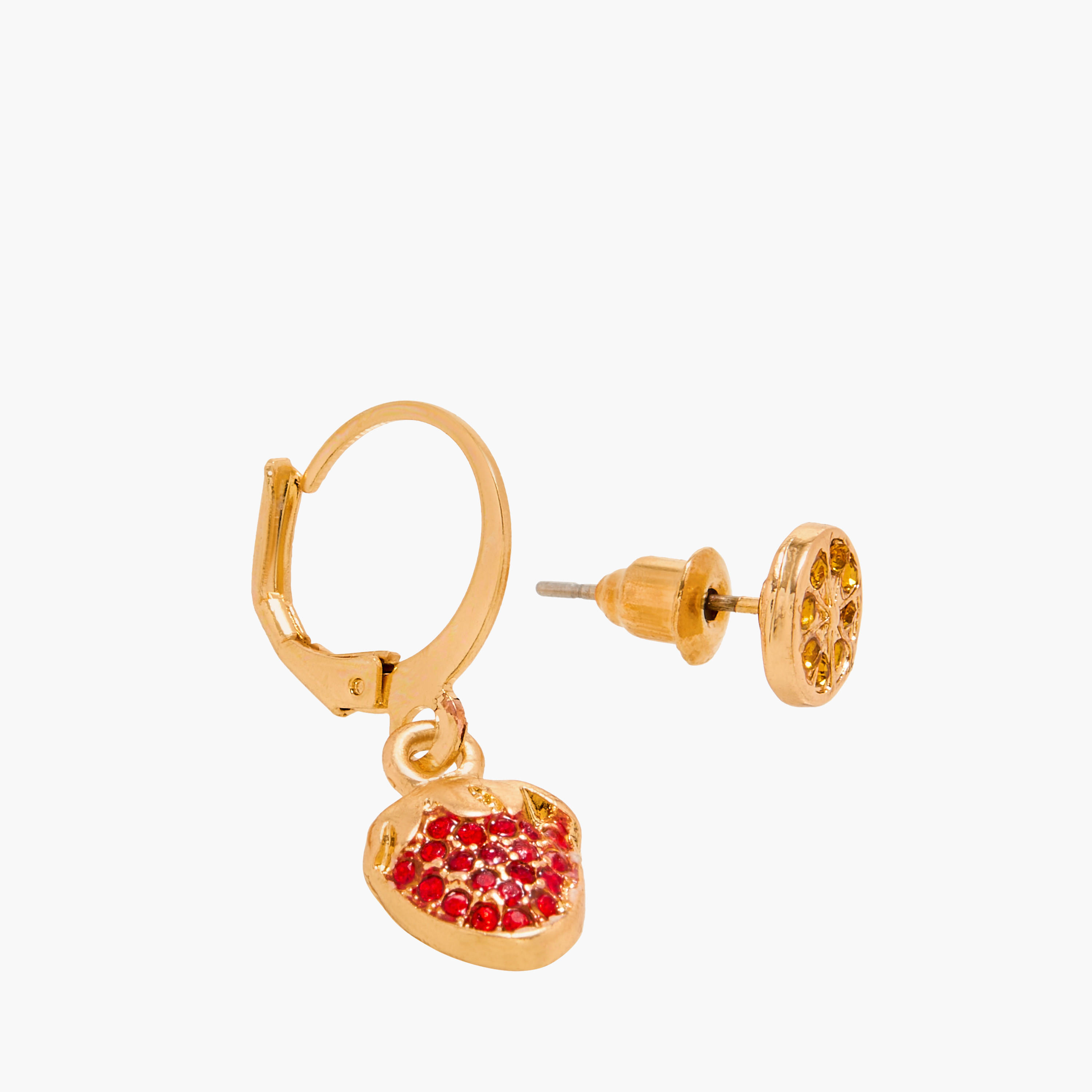 حلقان ميتاليك متنوعة - طقم 12 زوج-women-watchesandjewellery-jewellery-earrings-image-5