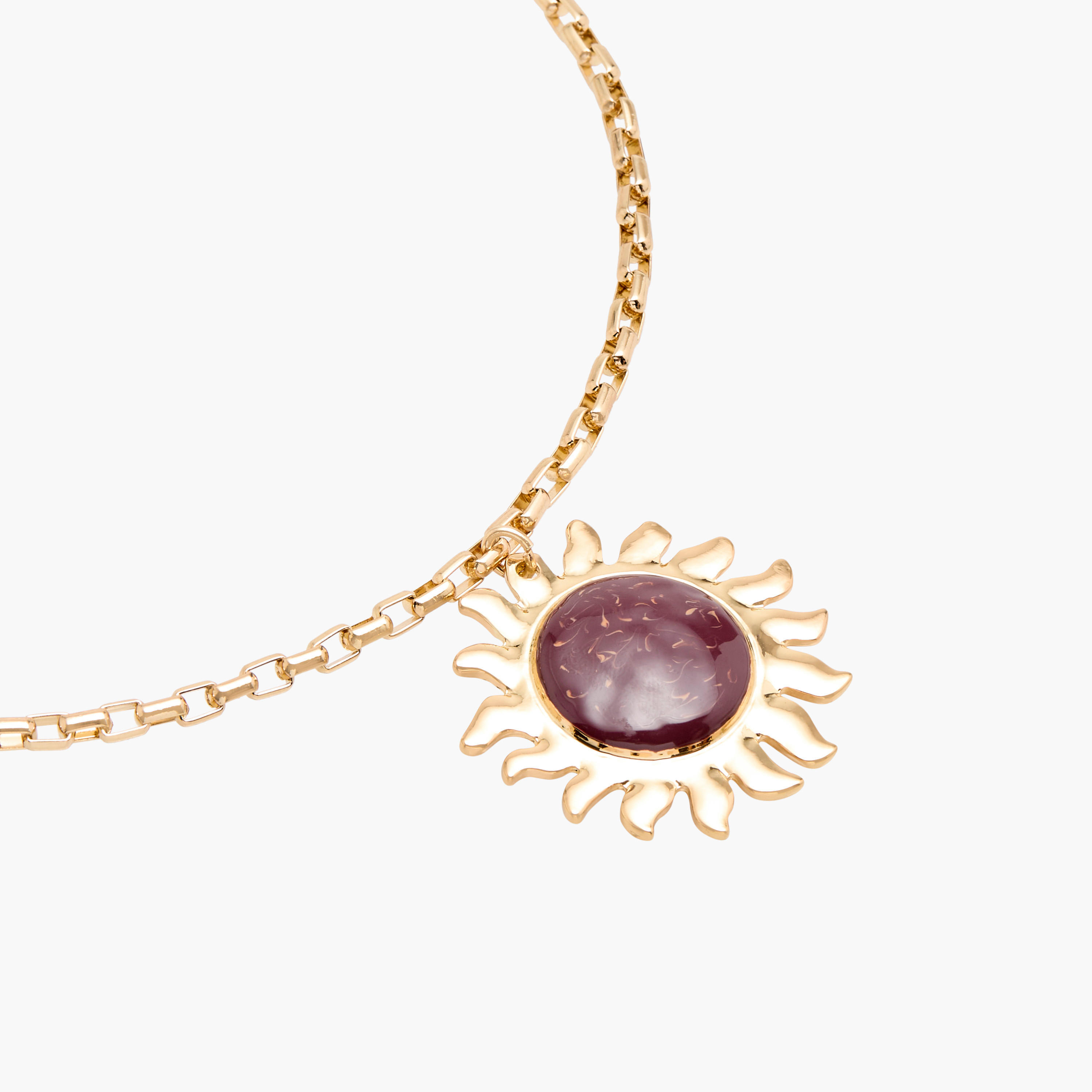 عقد بدلاية شمس ومشبك إغلاق-women-watchesandjewellery-jewellery-necklacesandpendants-image-3