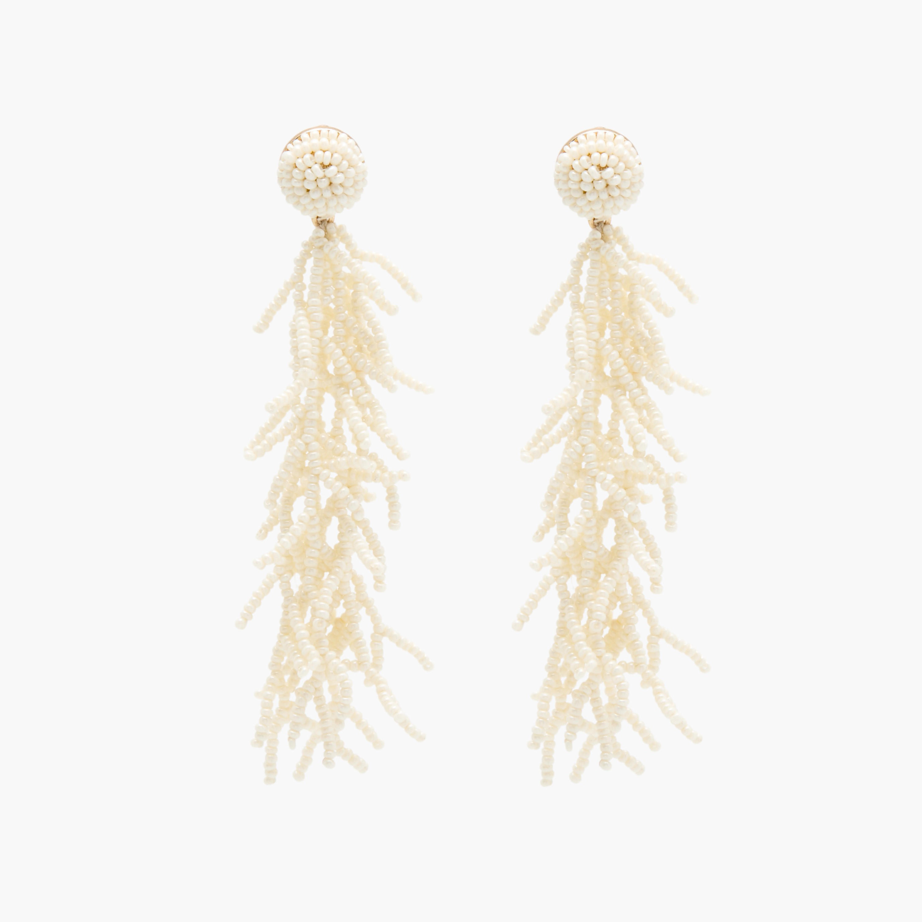 أقراط بشراشيب خرز ومكبس إغلاق خلفي-women-watchesandjewellery-jewellery-earrings-image-1