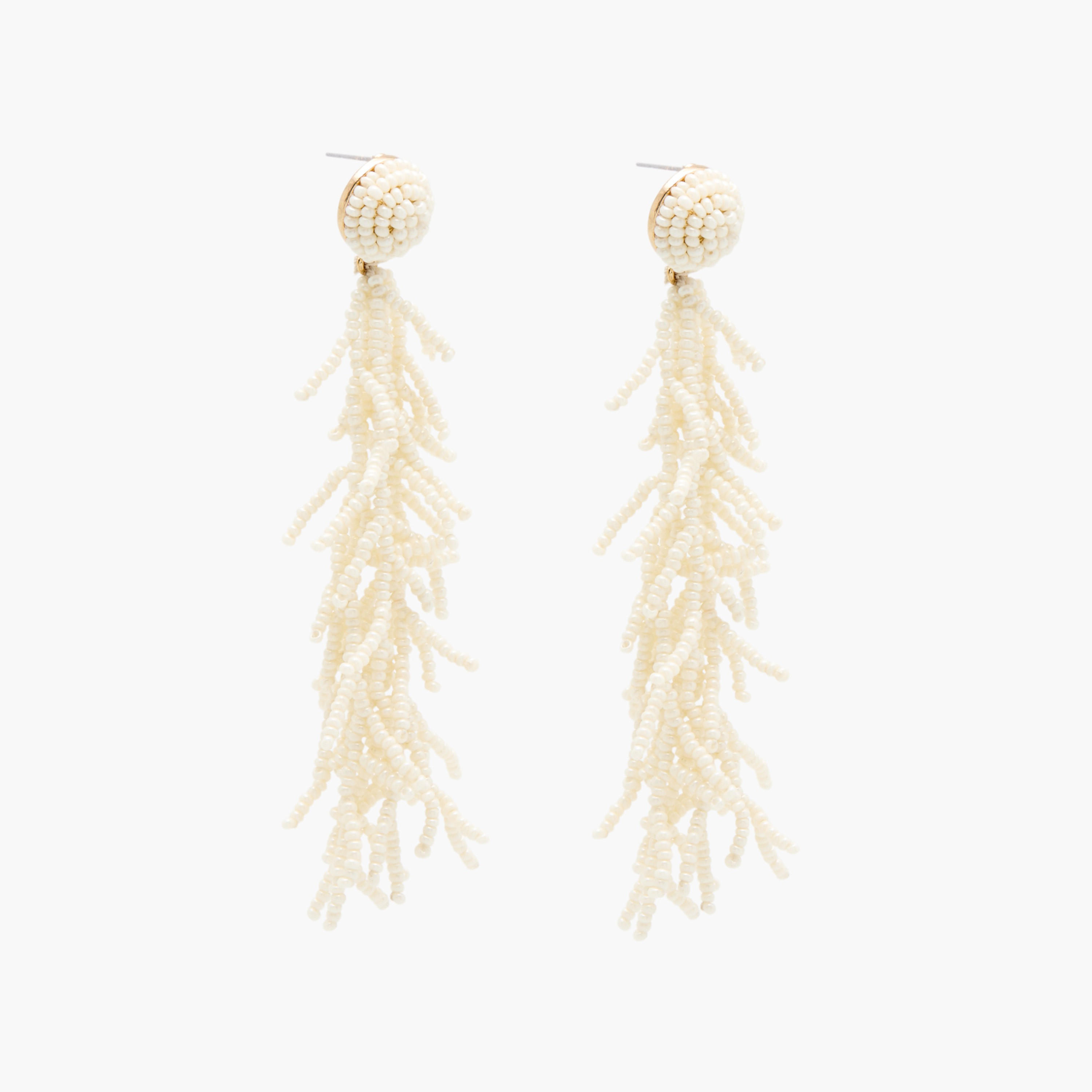 أقراط بشراشيب خرز ومكبس إغلاق خلفي-women-watchesandjewellery-jewellery-earrings-image-3