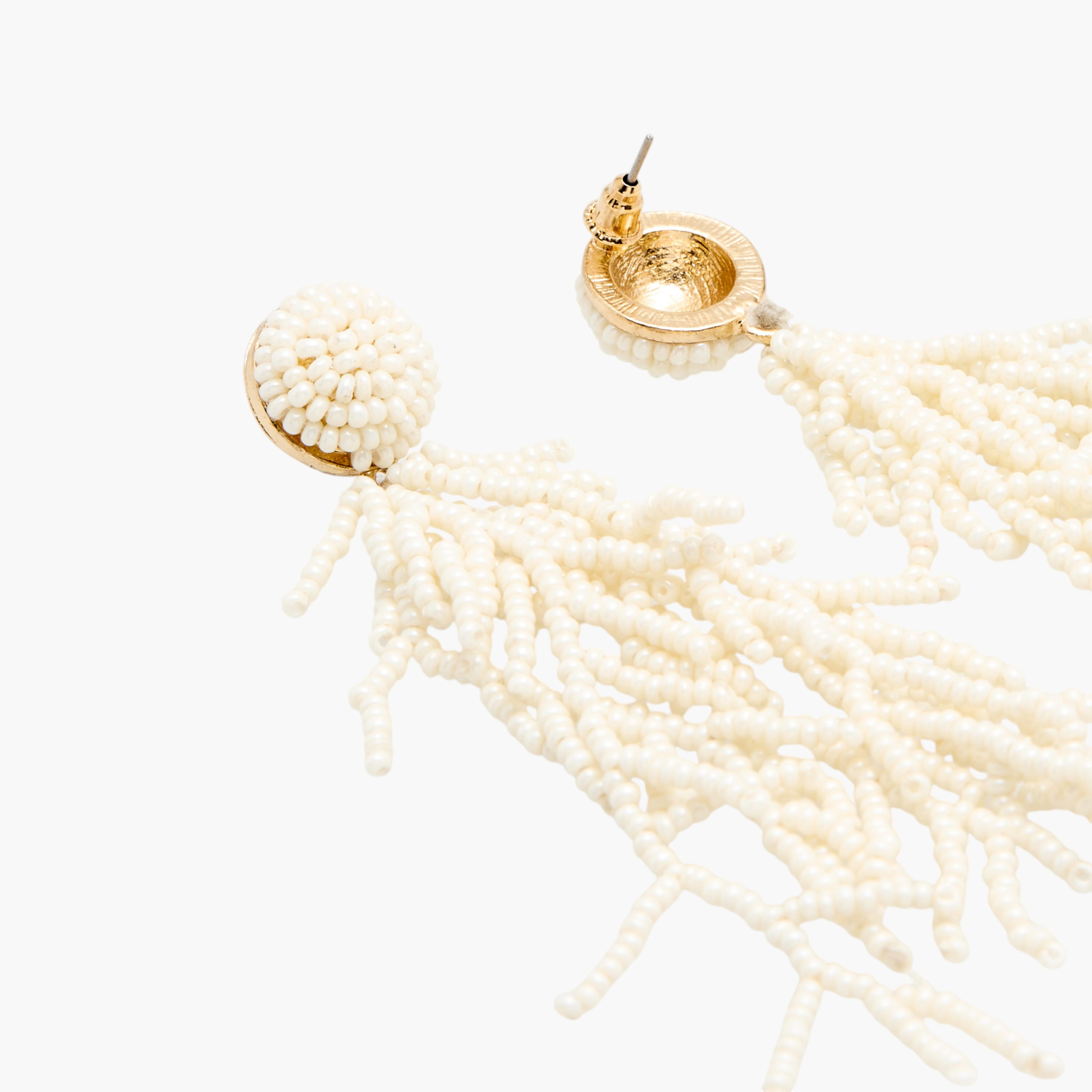 أقراط بشراشيب خرز ومكبس إغلاق خلفي-women-watchesandjewellery-jewellery-earrings-image-5