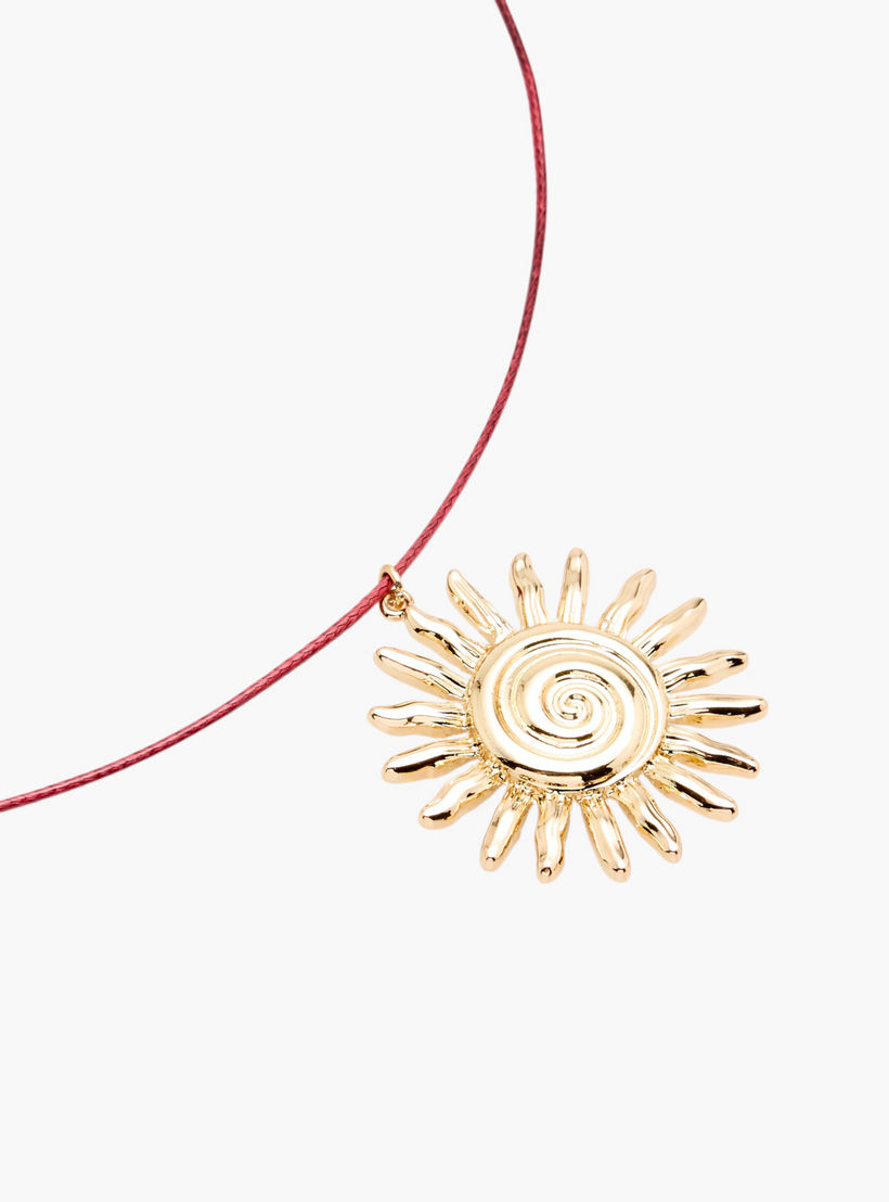 قلادة بدلاية شمس ومشبك قابل للتعديل-women-watchesandjewellery-jewellery-necklacesandpendants-image-3
