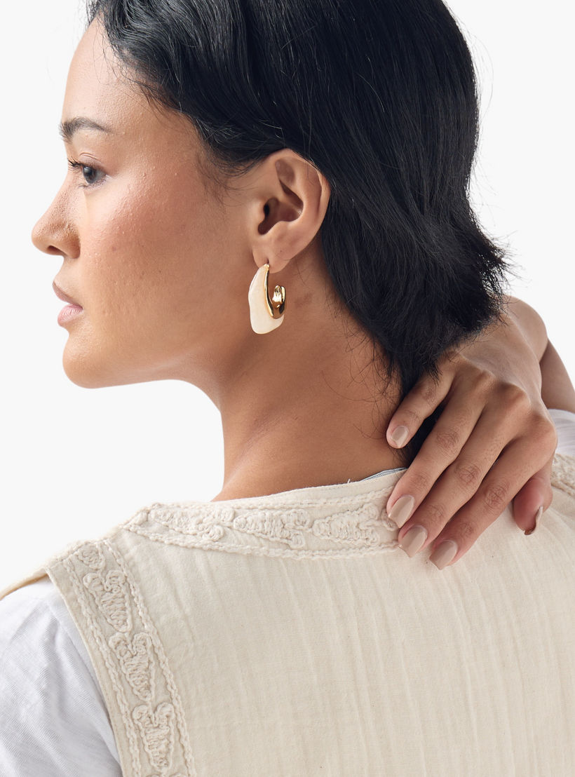 حلق مطلي بمكبس إغلاق خلفي-women-watchesandjewellery-jewellery-earrings-image-5