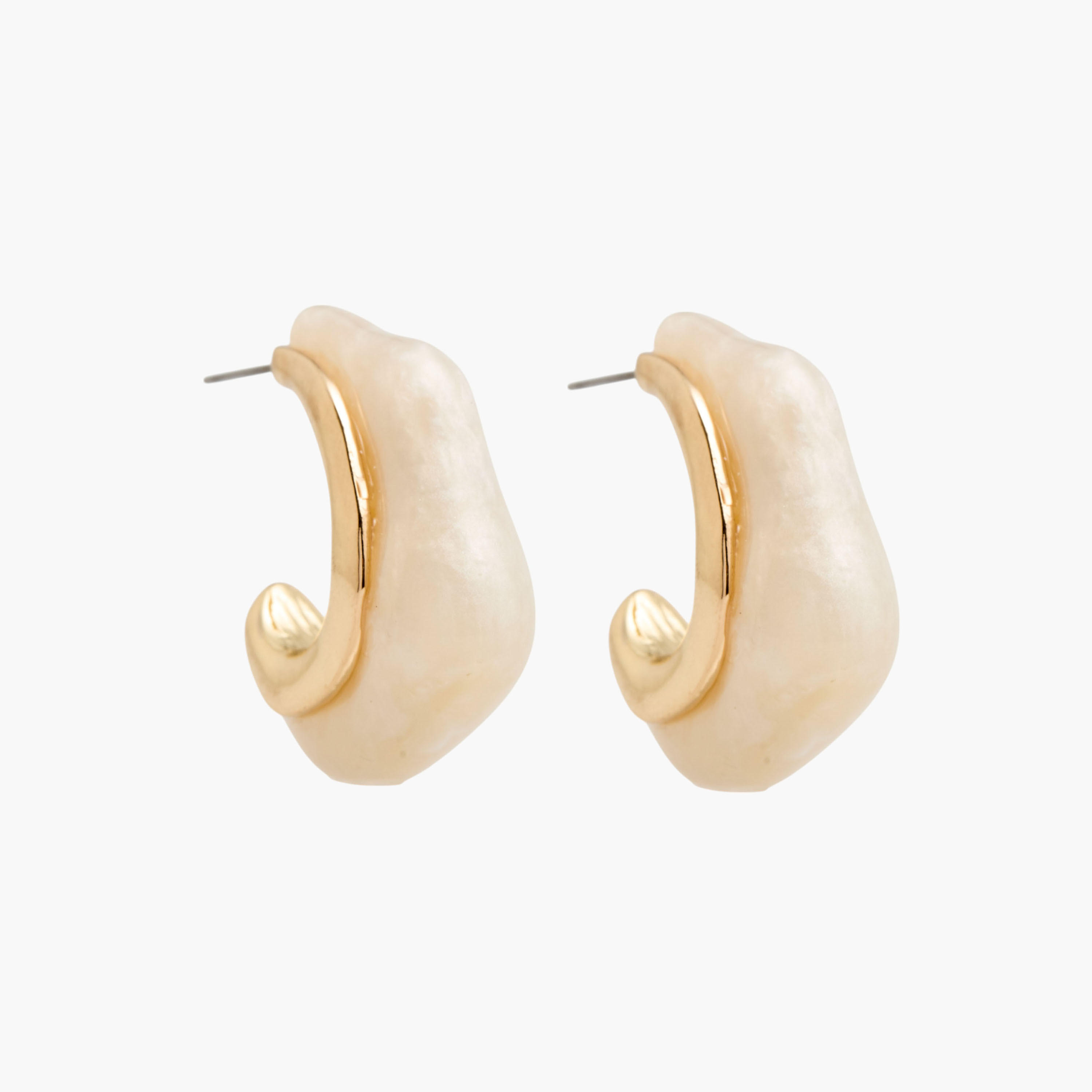 حلق مطلي بمكبس إغلاق خلفي-women-watchesandjewellery-jewellery-earrings-image-3