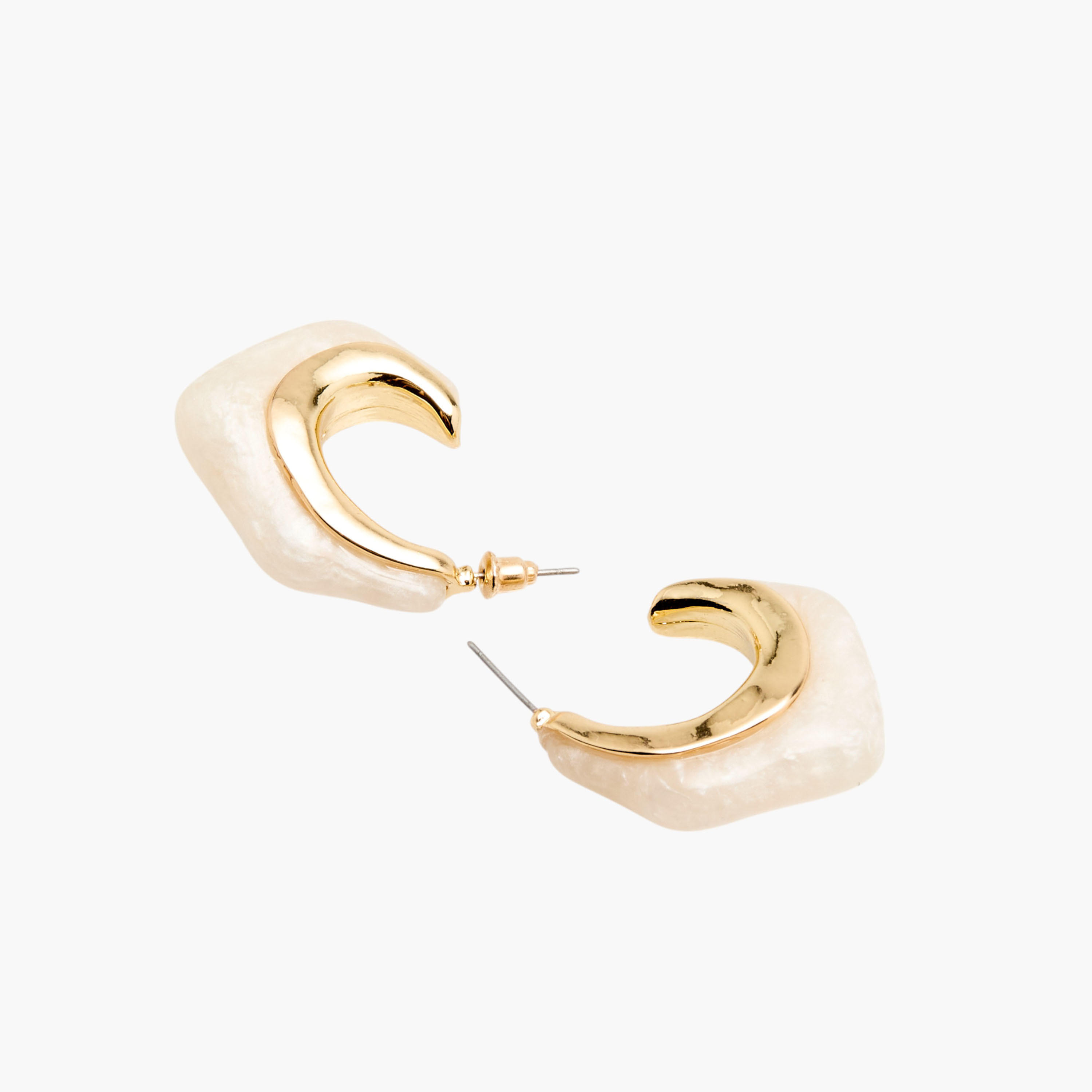 حلق مطلي بمكبس إغلاق خلفي-women-watchesandjewellery-jewellery-earrings-image-2