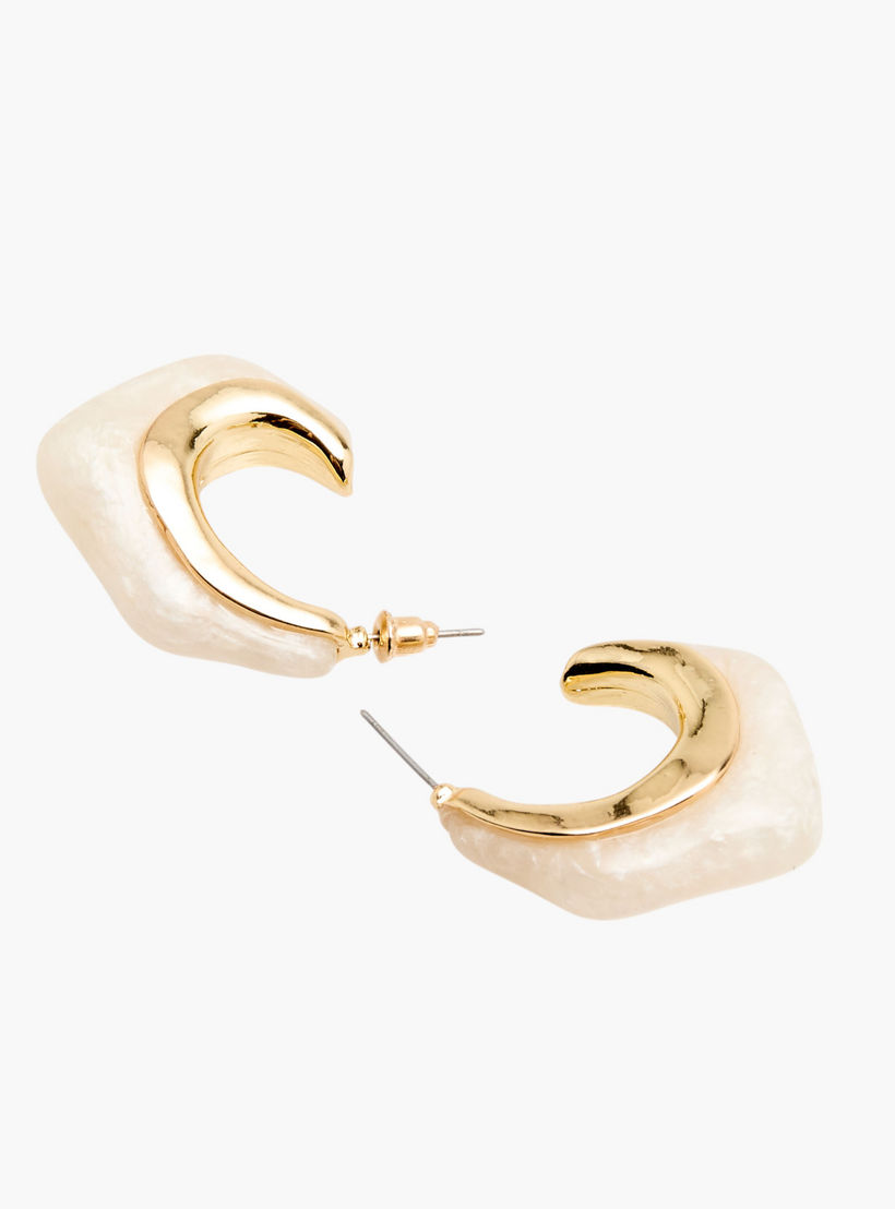 حلق مطلي بمكبس إغلاق خلفي-women-watchesandjewellery-jewellery-earrings-image-2