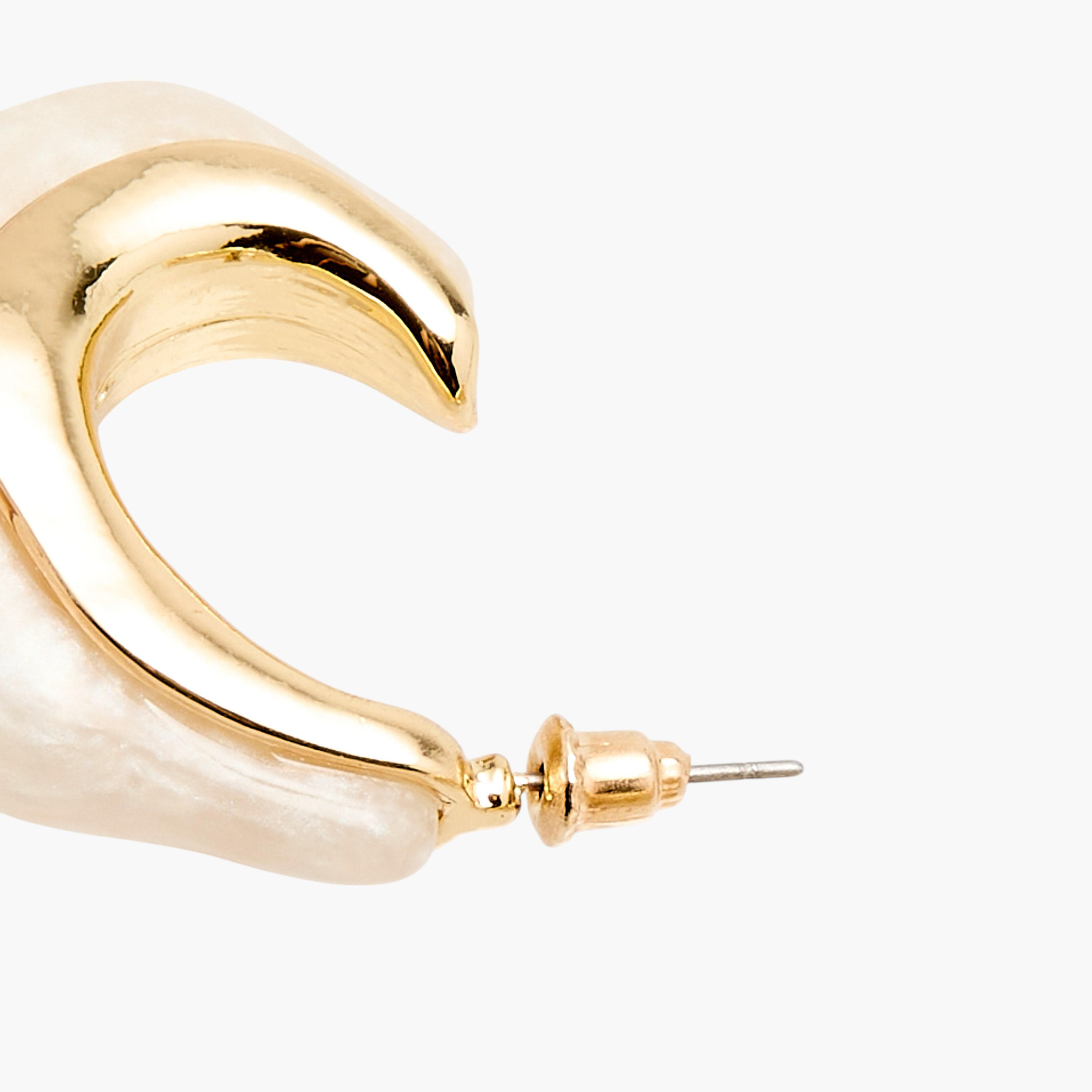 حلق مطلي بمكبس إغلاق خلفي-women-watchesandjewellery-jewellery-earrings-image-1