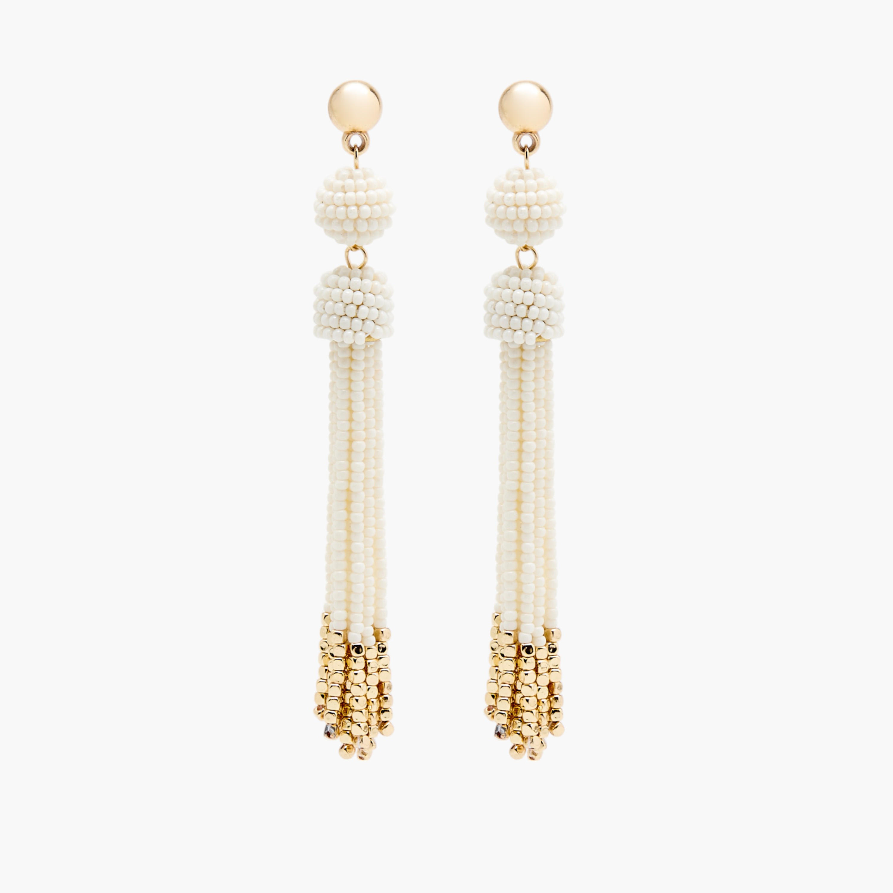 حلق بشرابة خرز وبمكبس إغلاق-women-watchesandjewellery-jewellery-earrings-image-1