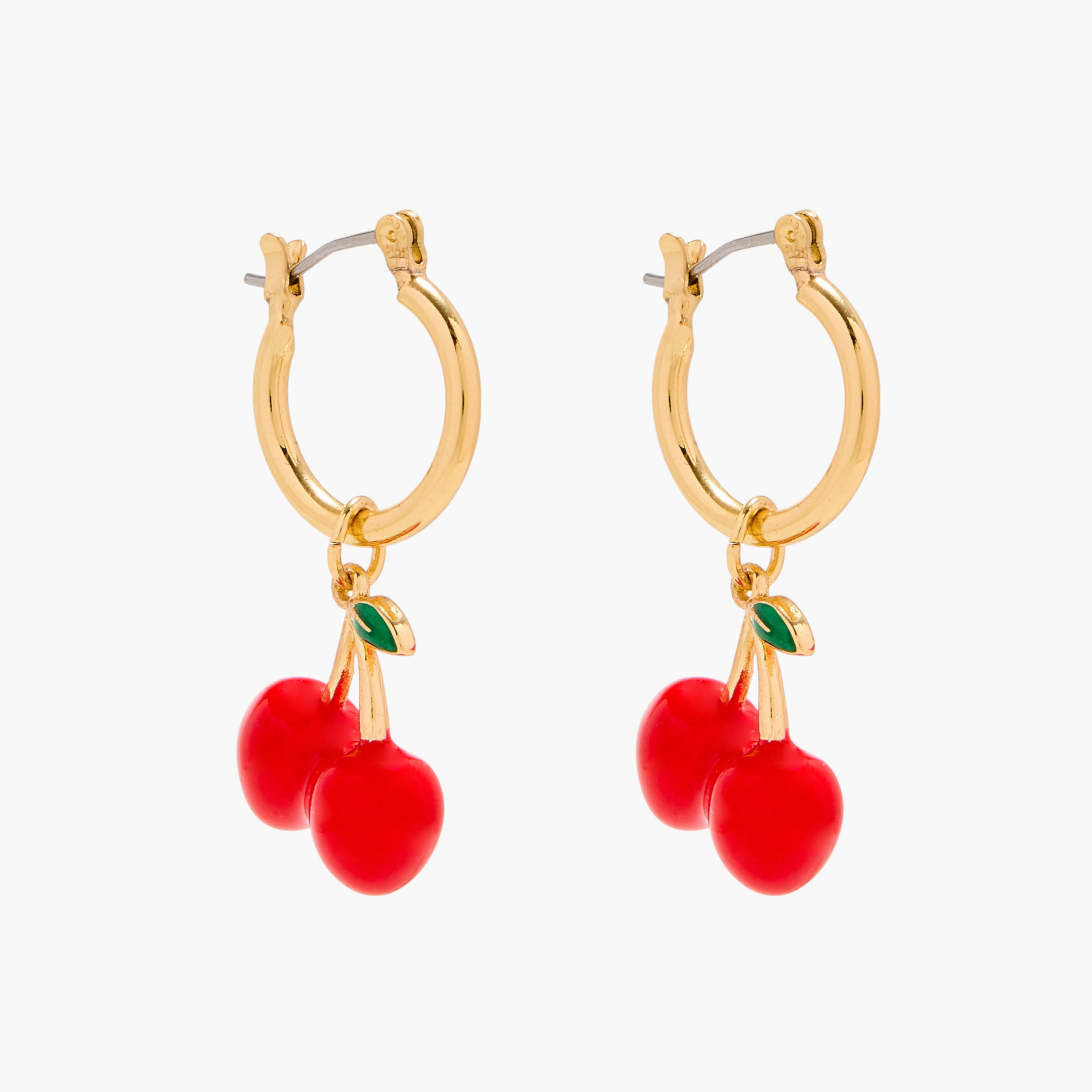 Cherry Hoop Earrings-women-watchesandjewellery-jewellery-earrings-image-3