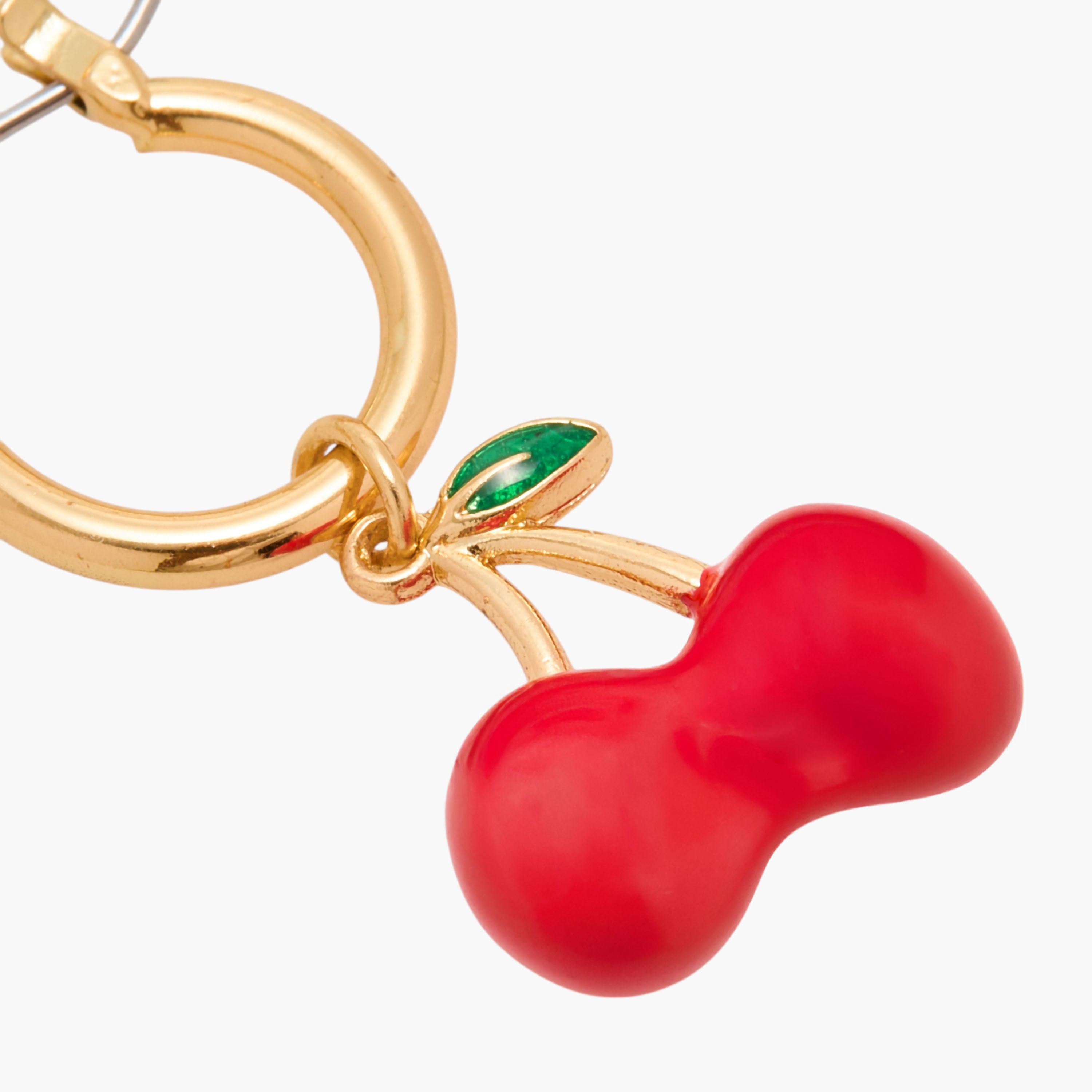 Cherry Hoop Earrings-women-watchesandjewellery-jewellery-earrings-image-5