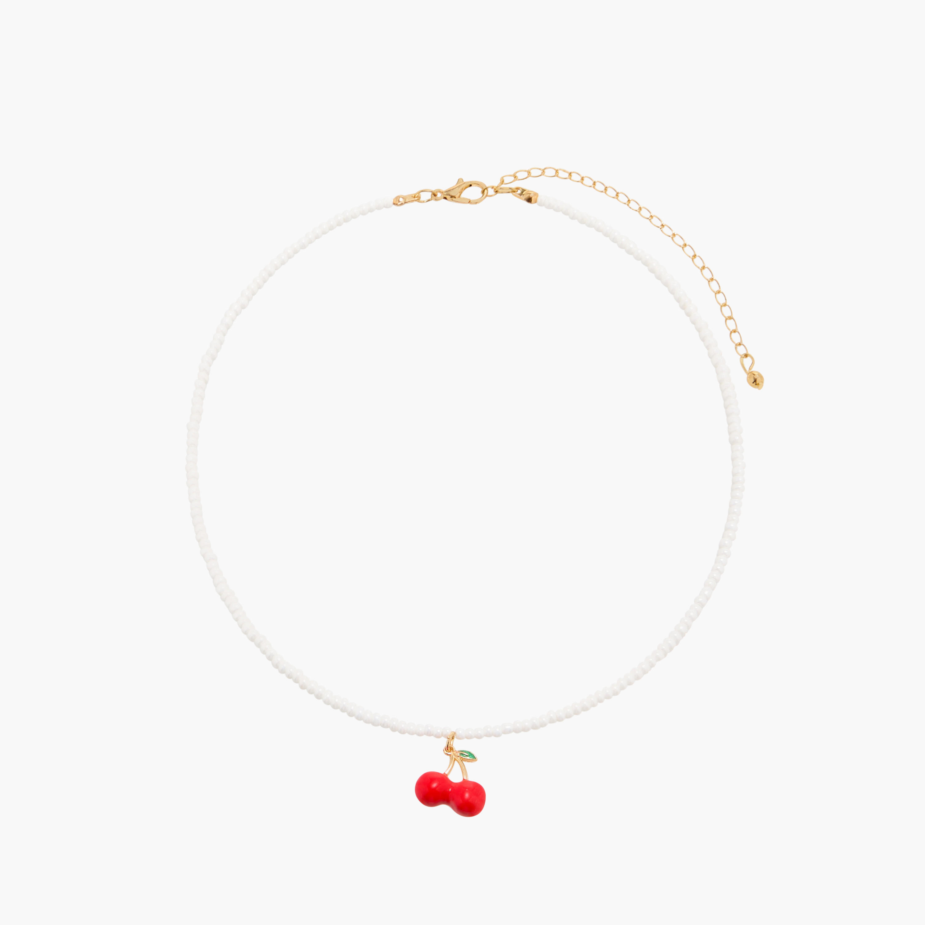 قلادة لؤلؤ بدلاية كرز ومكبس إغلاق خلفي-women-watchesandjewellery-jewellery-necklacesandpendants-image-1