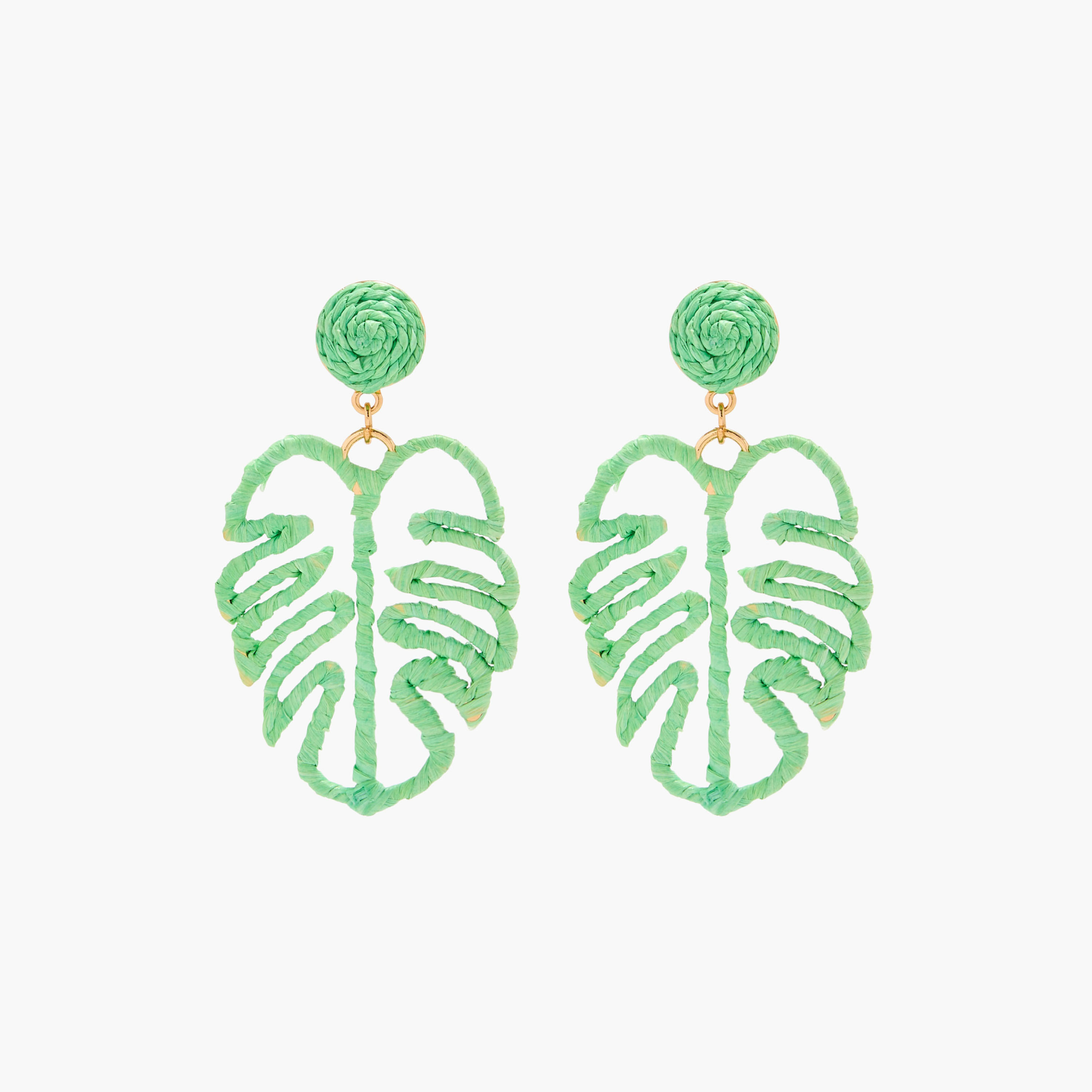 Leaf Earrings with Pushback Closure-women-watchesandjewellery-jewellery-earrings-image-1