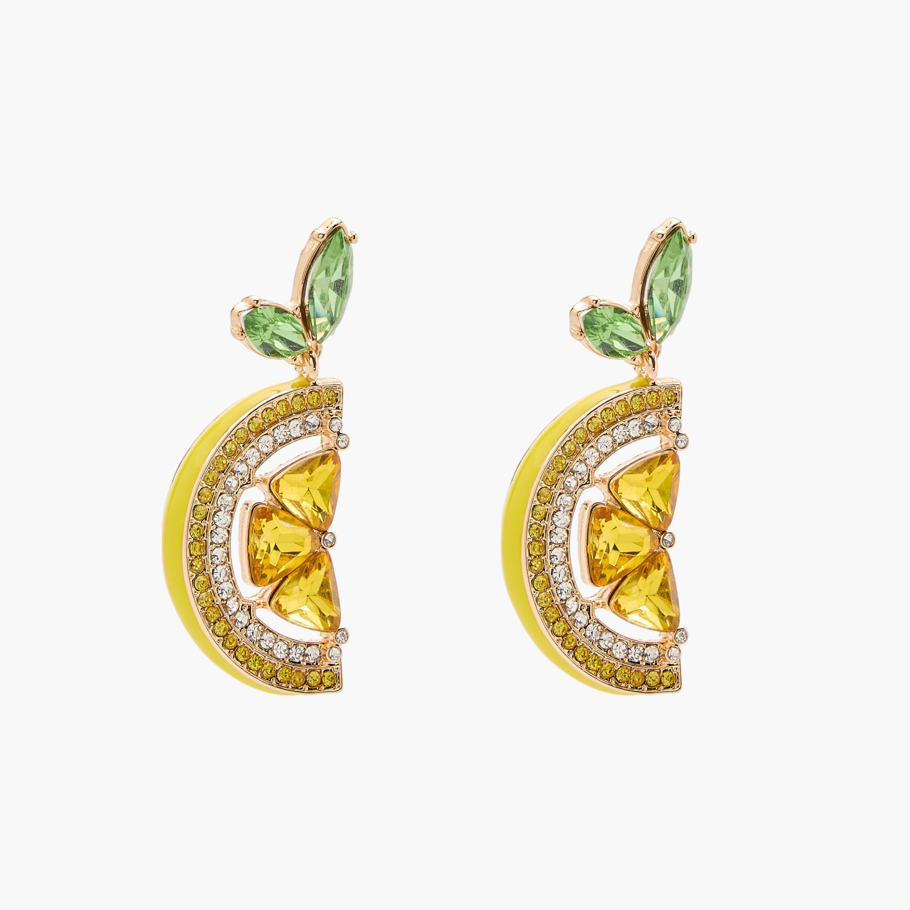 حلق ليمون مزين بمكبس إغلاق خلفي-women-watchesandjewellery-jewellery-earrings-image-1