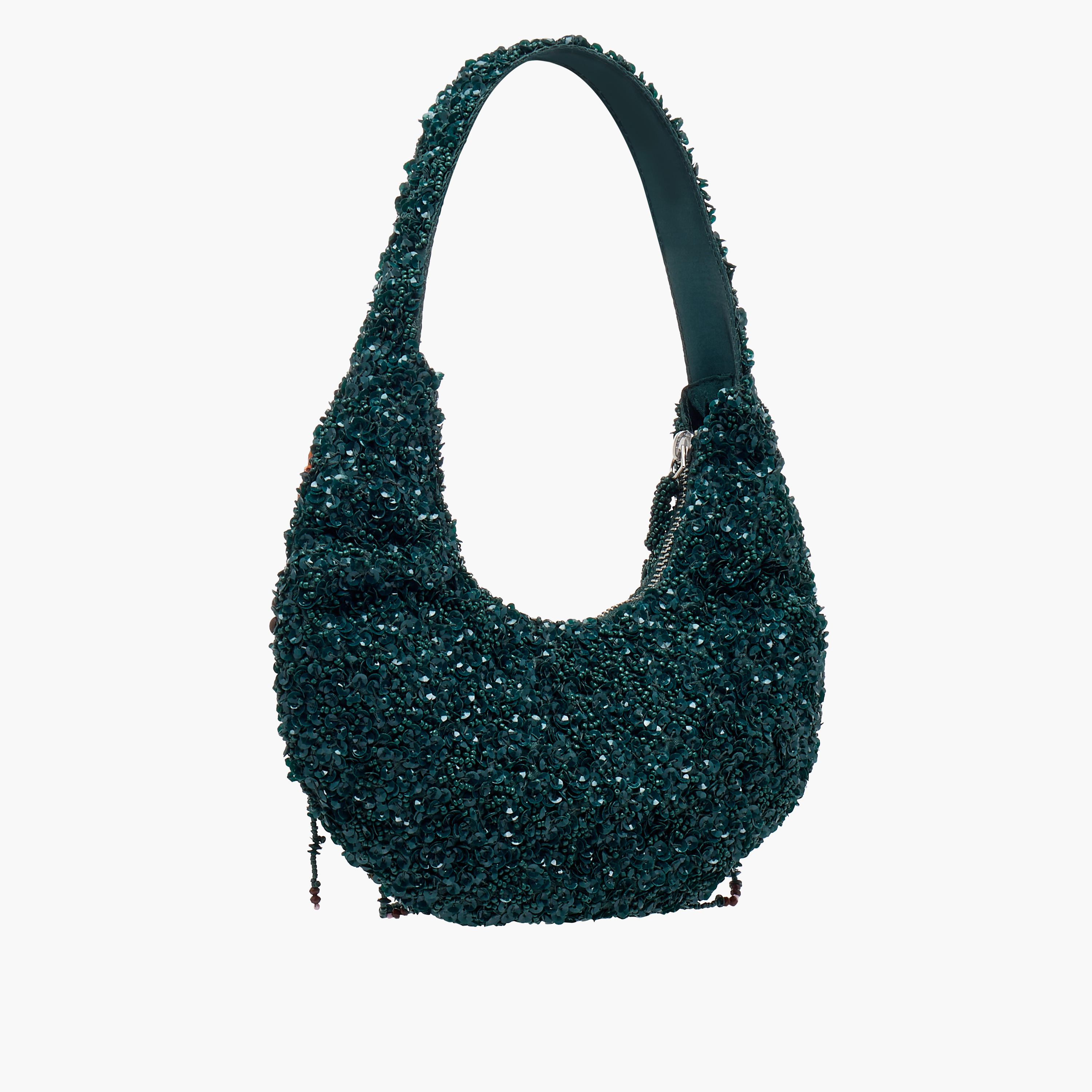 Embellished Shoulder Bag with Zip Closure-women-bagsandwallets-handbags-image-4