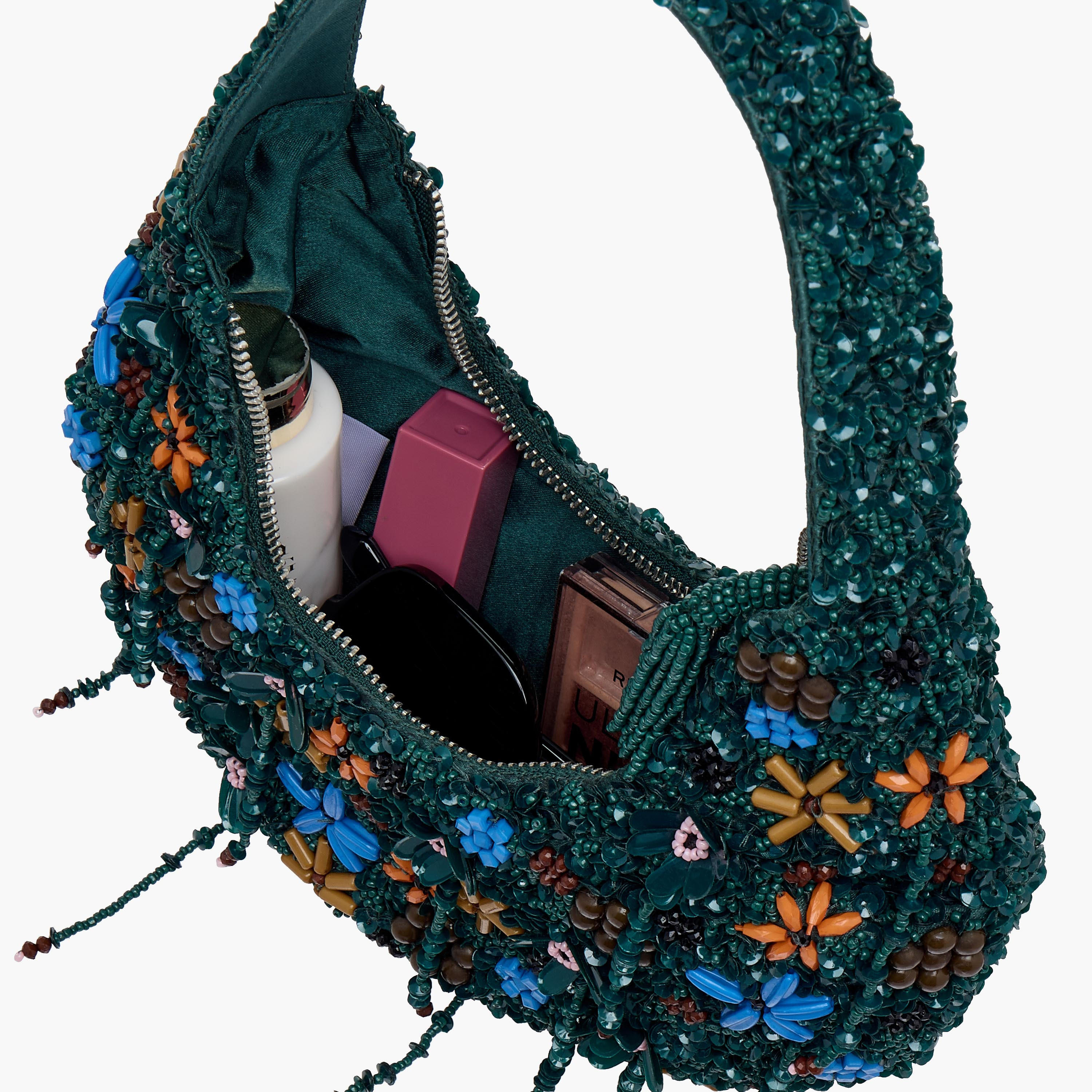Embellished Shoulder Bag with Zip Closure-women-bagsandwallets-handbags-image-8