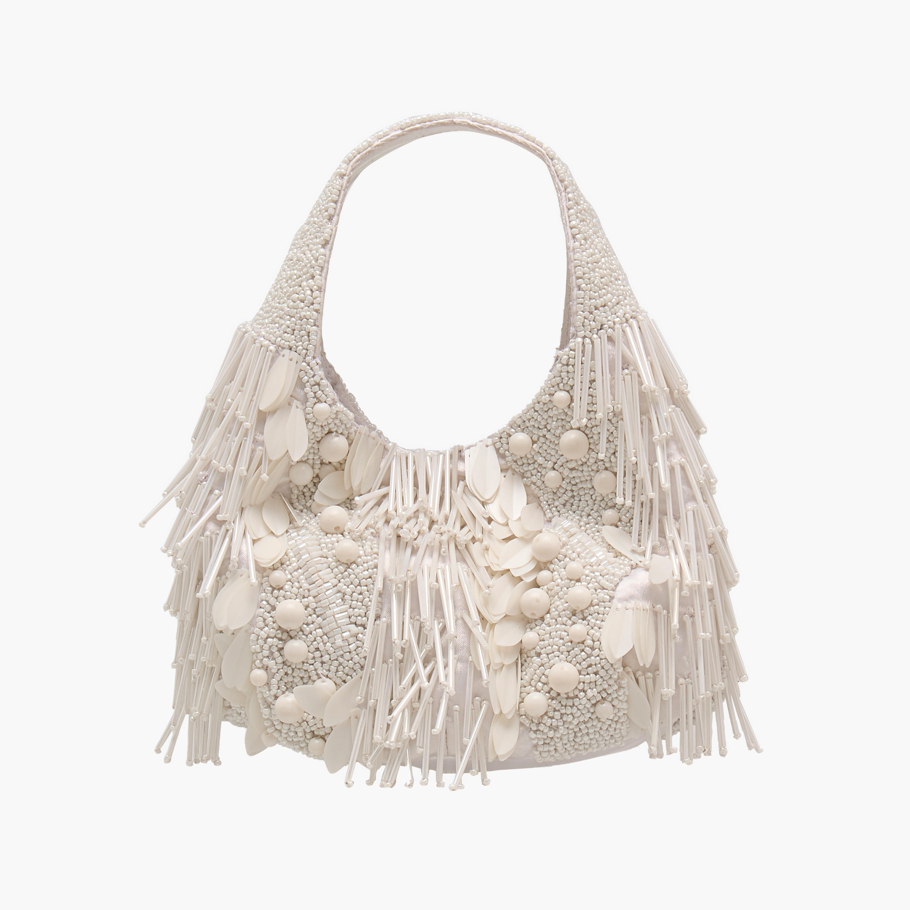 Fringed Embellished Handbag with Magnetic Button Closure-women-bagsandwallets-handbags-image-1