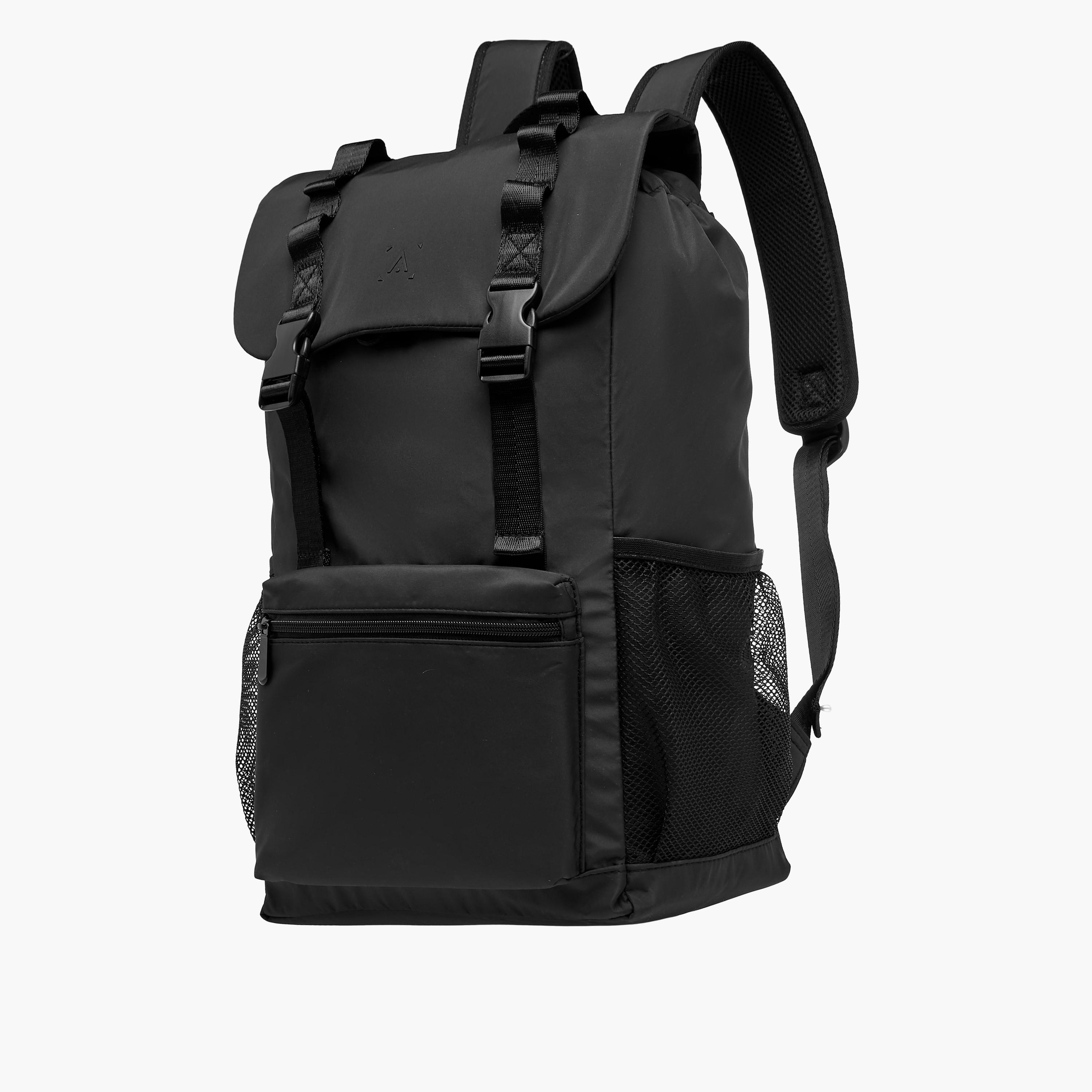 شنطة ظهر بأحزمة كتف قابلة للتعديل وإبزيم إغلاق - 27x16x45 سم-women-bagsandwallets-backpacks-image-8