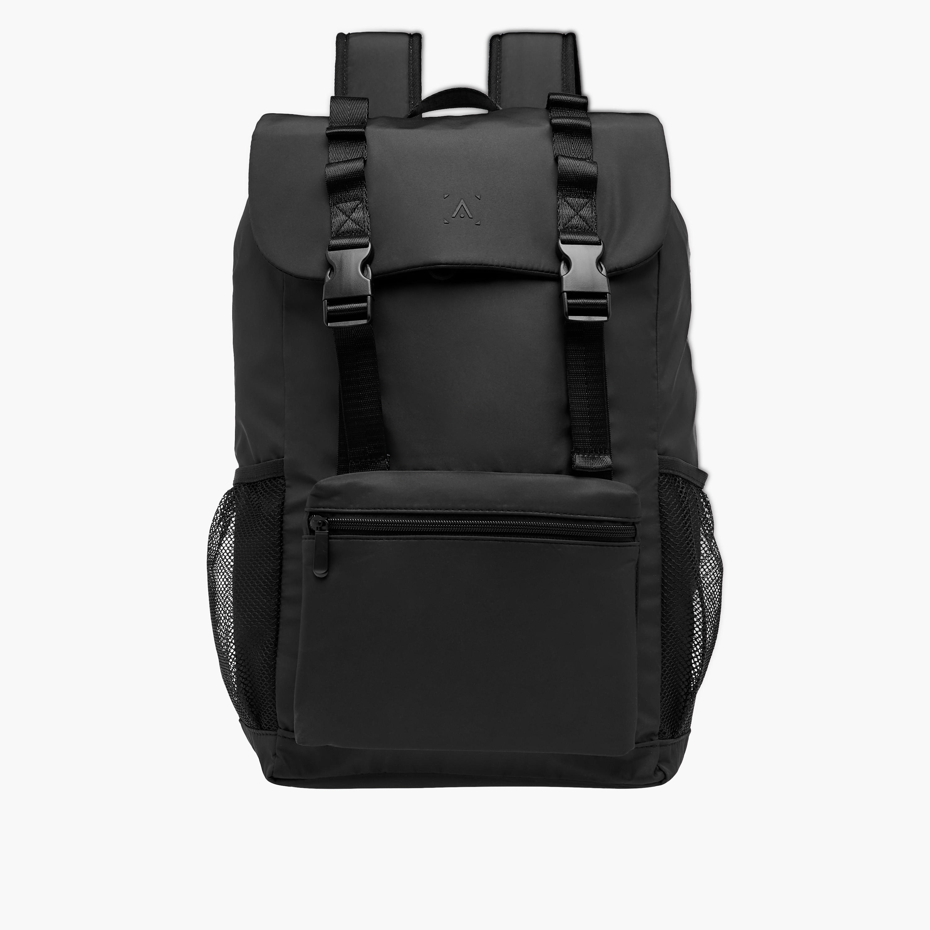 شنطة ظهر بأحزمة كتف قابلة للتعديل وإبزيم إغلاق - 27x16x45 سم-women-bagsandwallets-backpacks-image-4