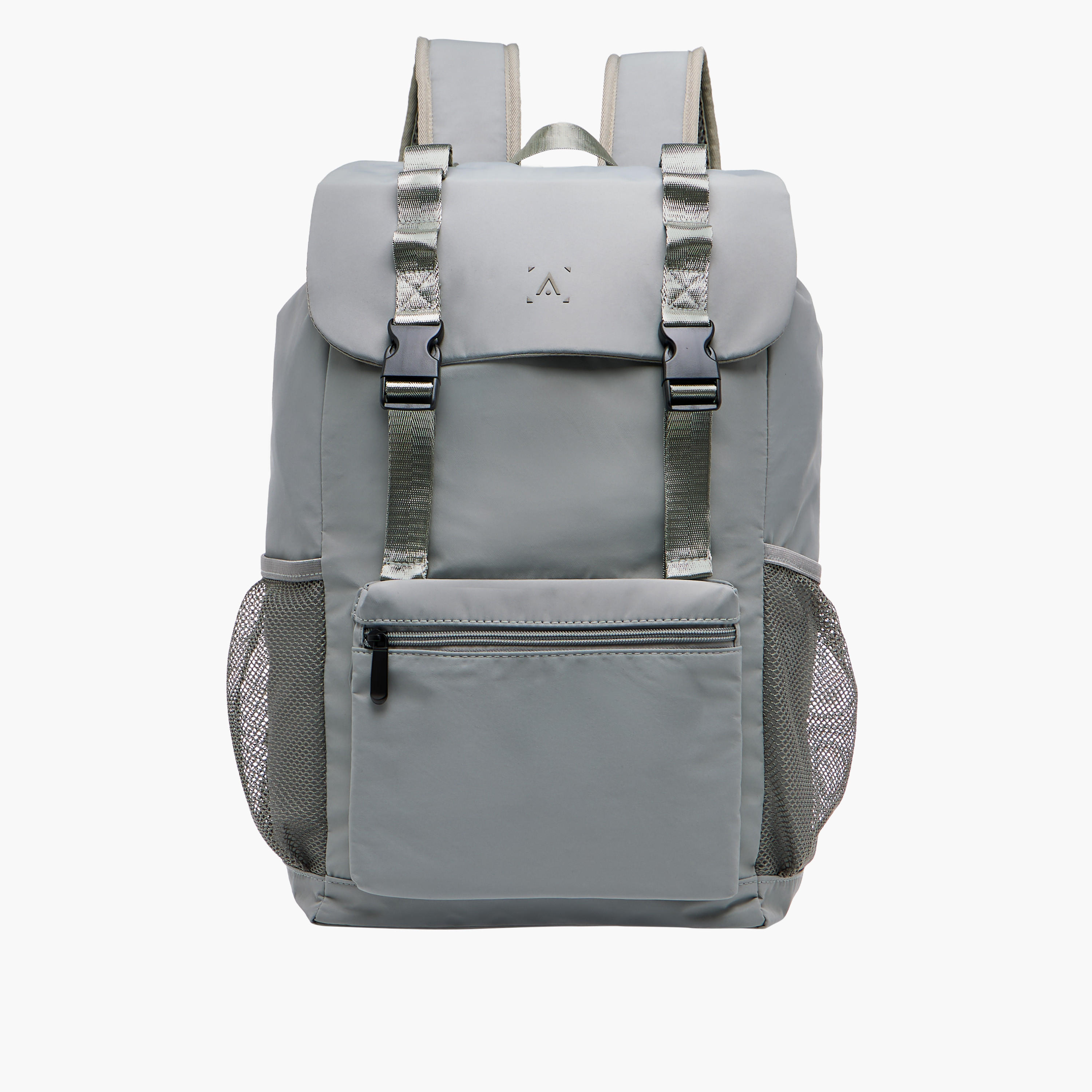 شنطة ظهر بأحزمة كتف قابلة للتعديل وإبزيم إغلاق - 27x16x45 سم-women-bagsandwallets-backpacks-image-8