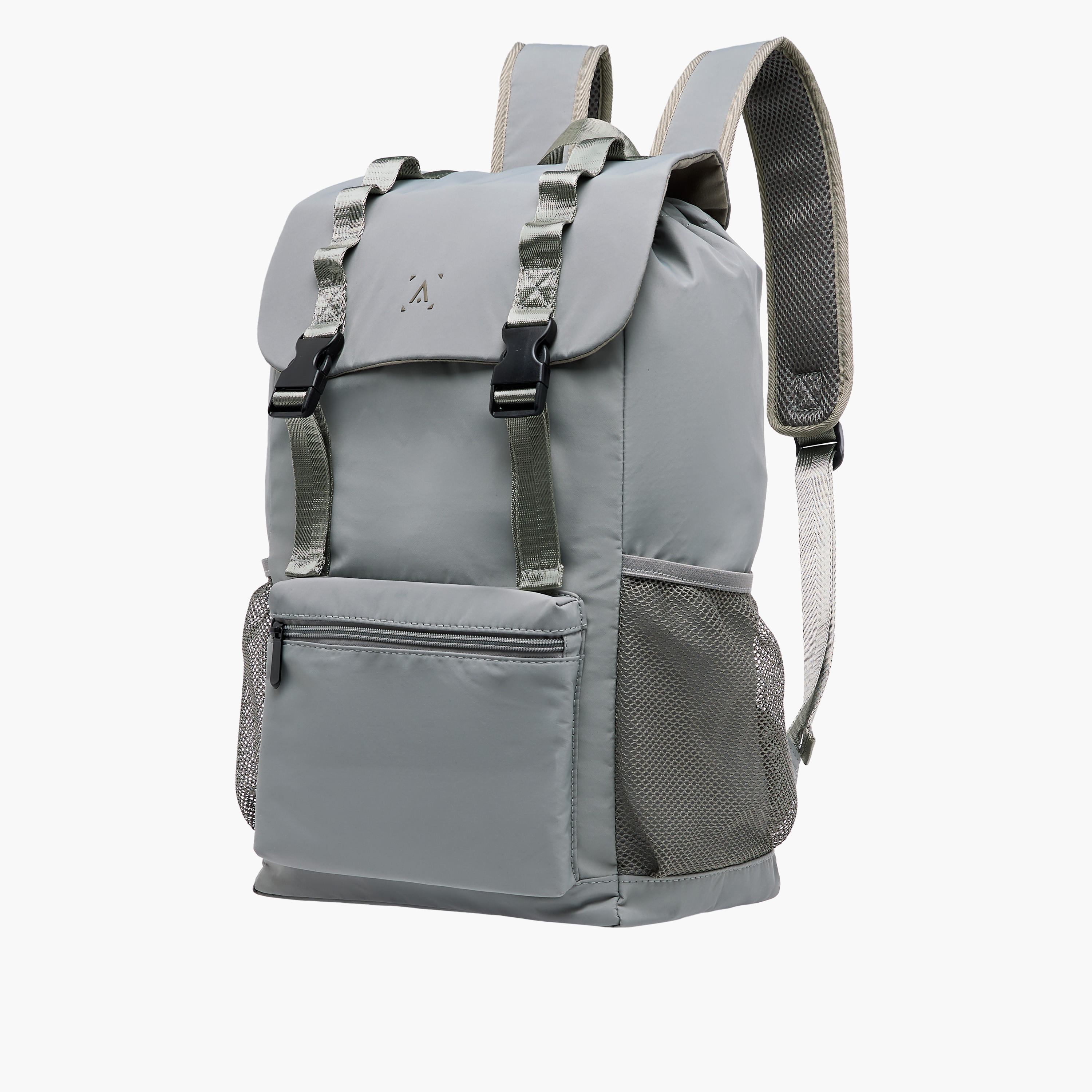 Buckle Closure Backpack with Adjustable Shoulder Straps - 27x16x45 cm-women-bagsandwallets-backpacks-image-4