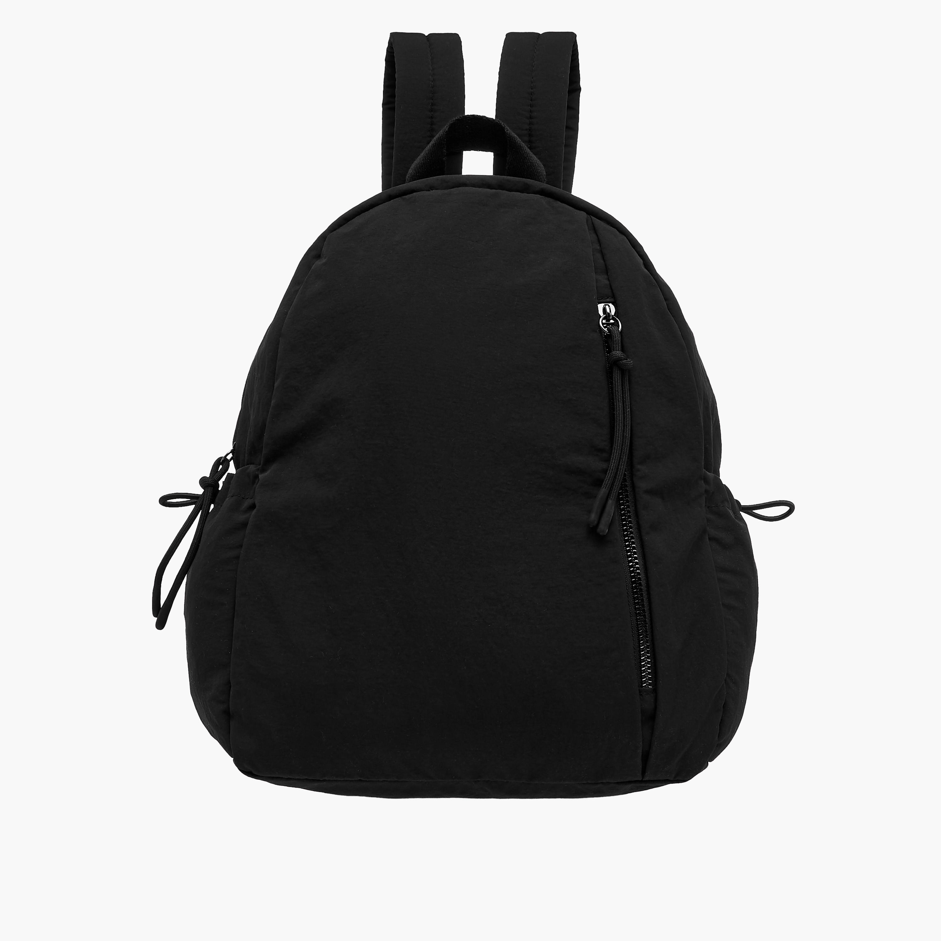شنطة ظهر كانفاس وحمّالات قابلة للتعديل وسحاب إغلاق - 27.5x13x35 سم-women-bagsandwallets-backpacks-image-8