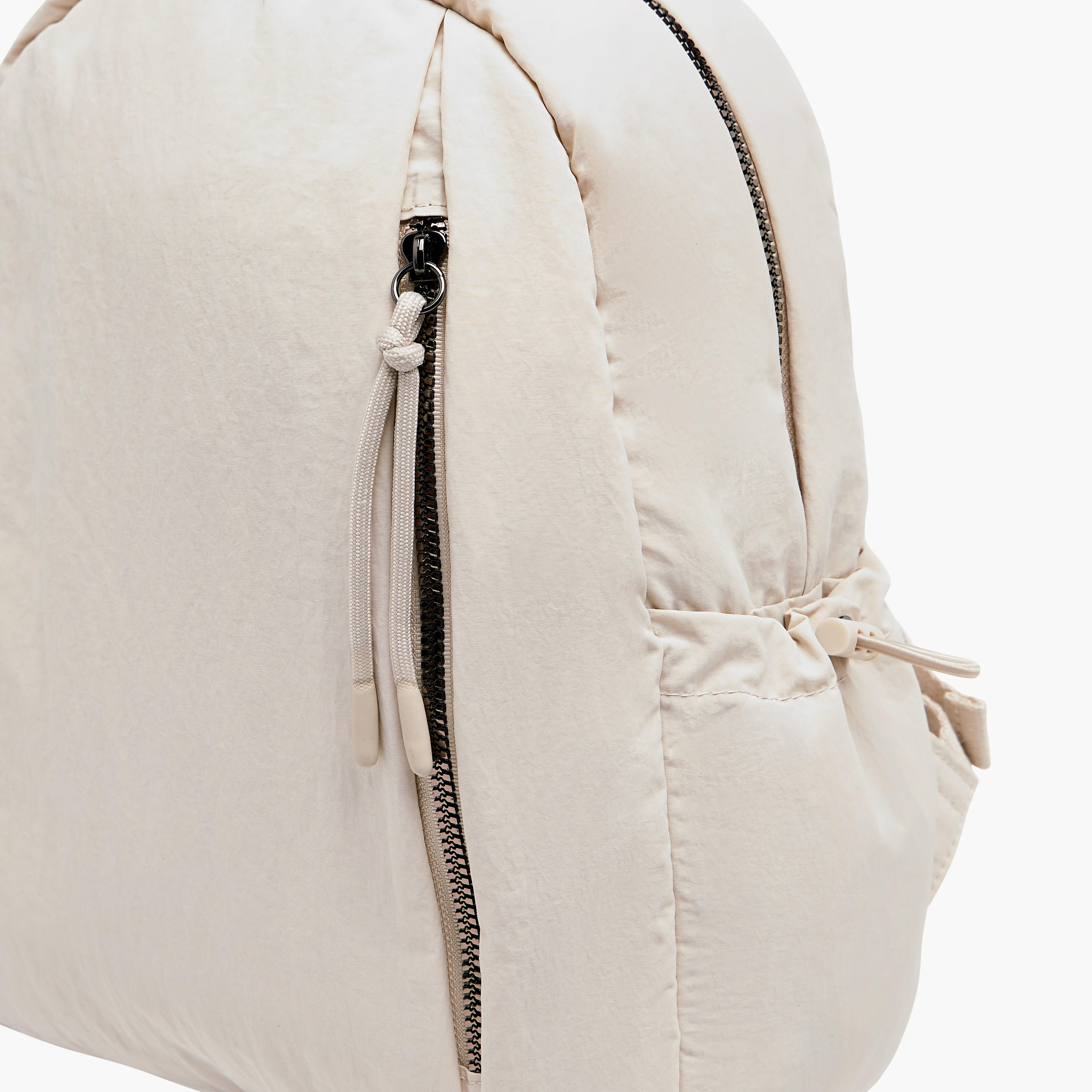 Canvas Backpack with Adjustable Shoulder Straps and Zip Closure - 27.5x13x35 cm-women-bagsandwallets-backpacks-image-6