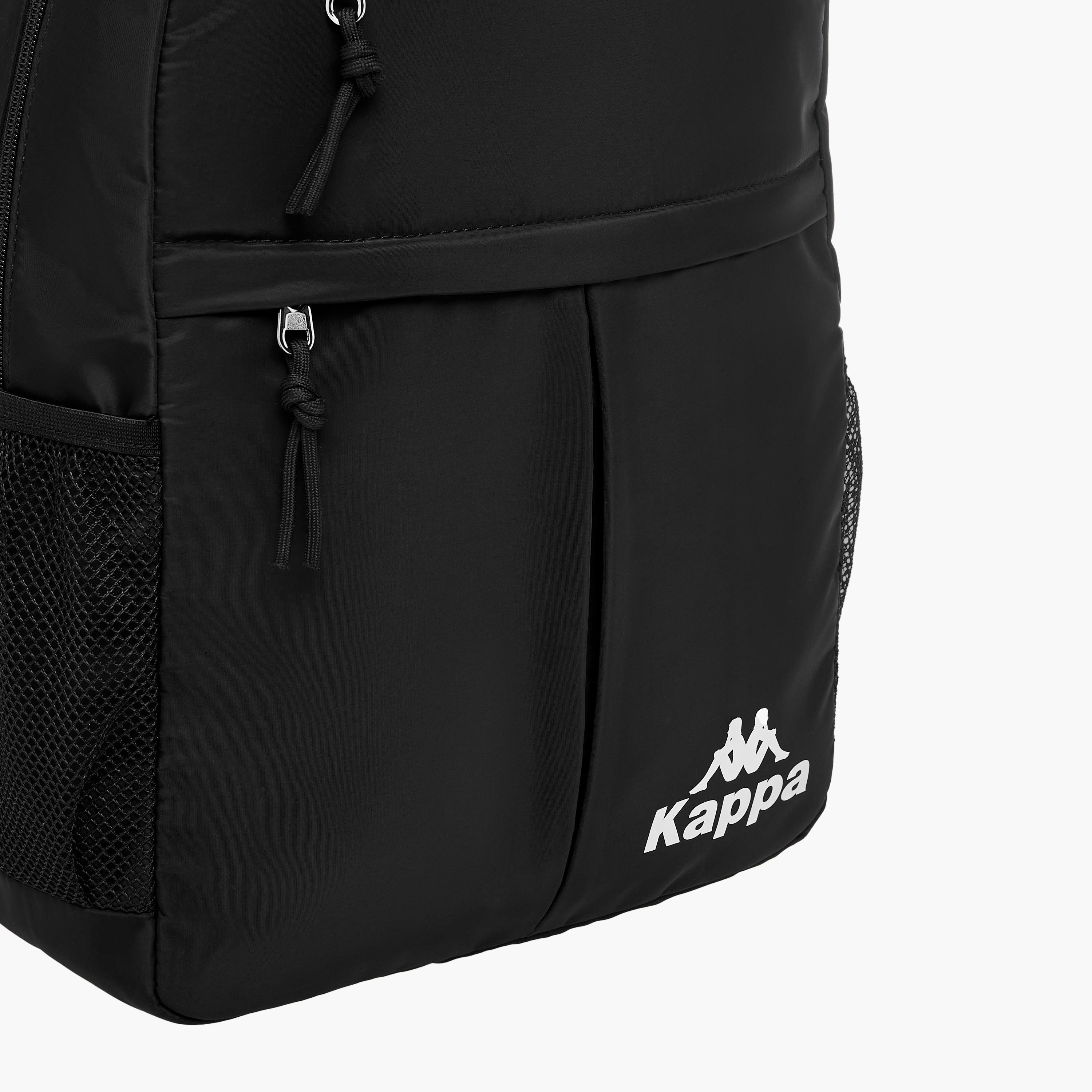 Kappa Logo Print Backpack with Adjustable Shoulder Straps - 27x14x42 cm-women-bagsandwallets-backpacks-image-6