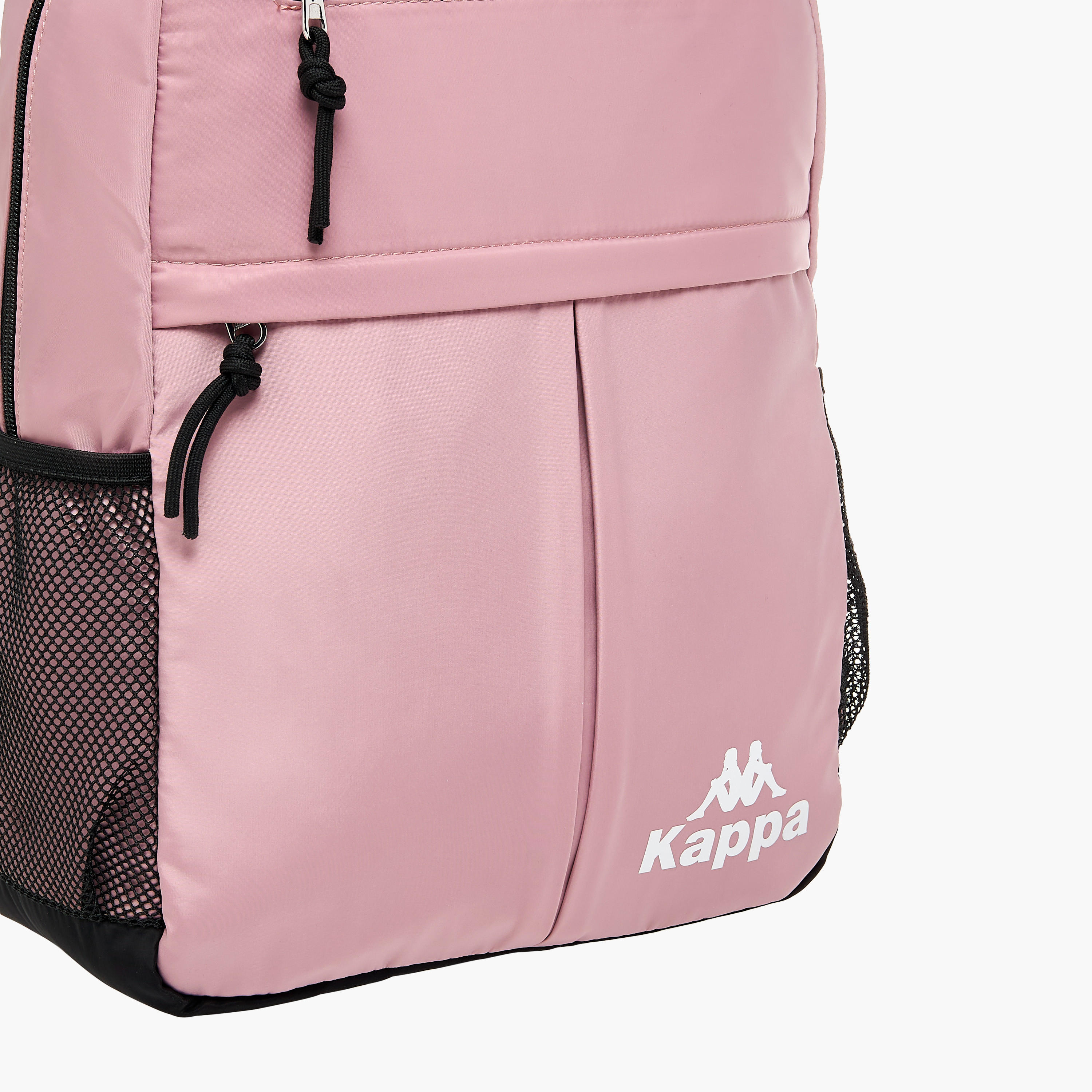 Kappa Logo Print Backpack with Adjustable Shoulder Straps - 27x14x42 cm-women-bagsandwallets-backpacks-image-6