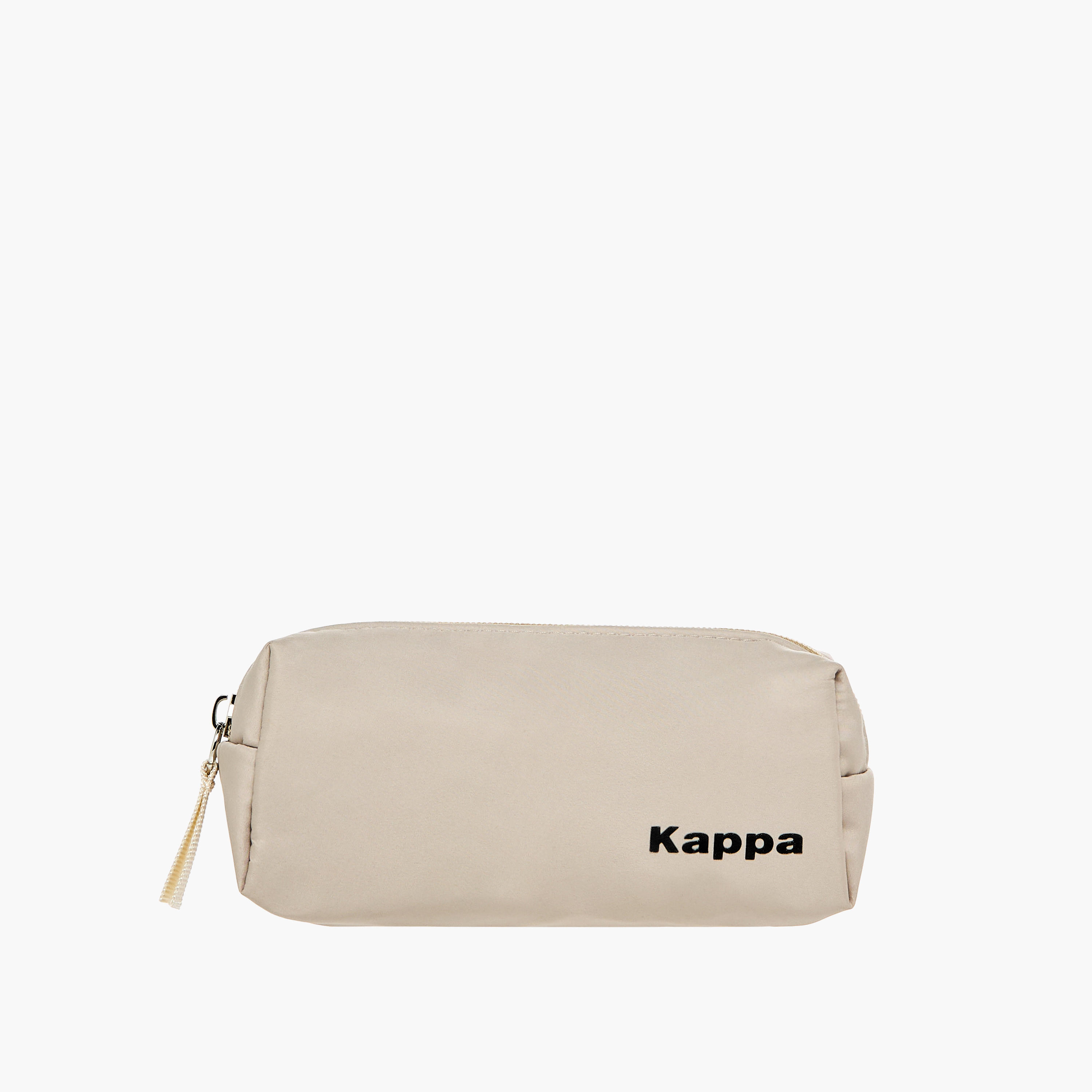 Kappa Logo Print Backpack with Adjustable Shoulder Straps and Pouch - 28x14x36 cm-women-bagsandwallets-backpacks-image-5