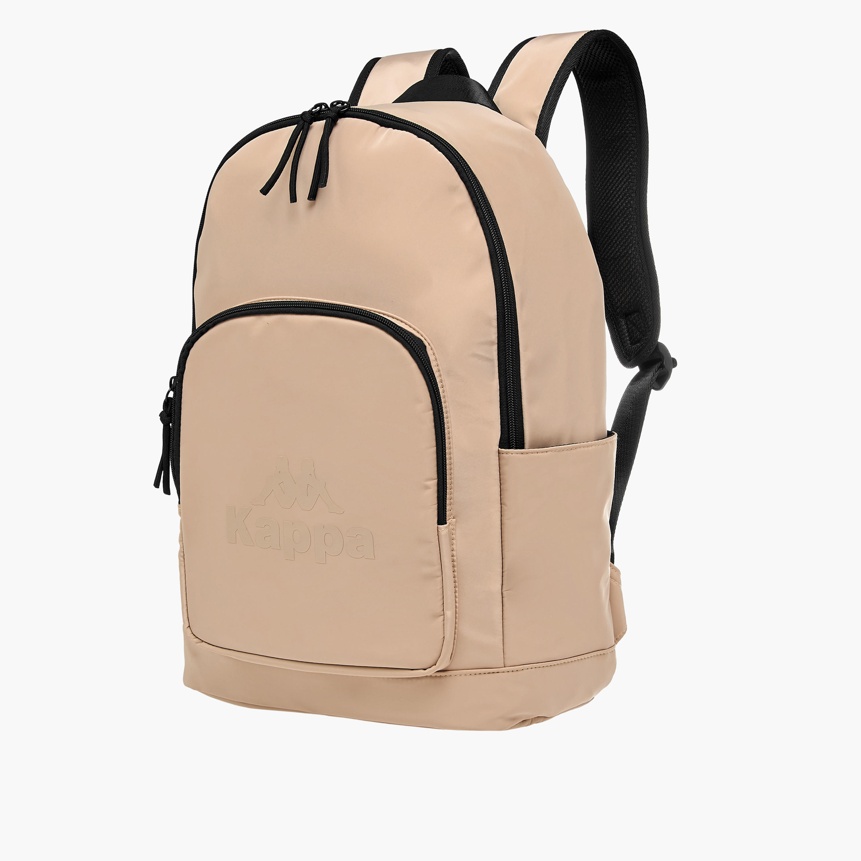 Kappa Logo Print Backpack with Adjustable Shoulder Straps - 28x14x44 cm-women-bagsandwallets-backpacks-image-4