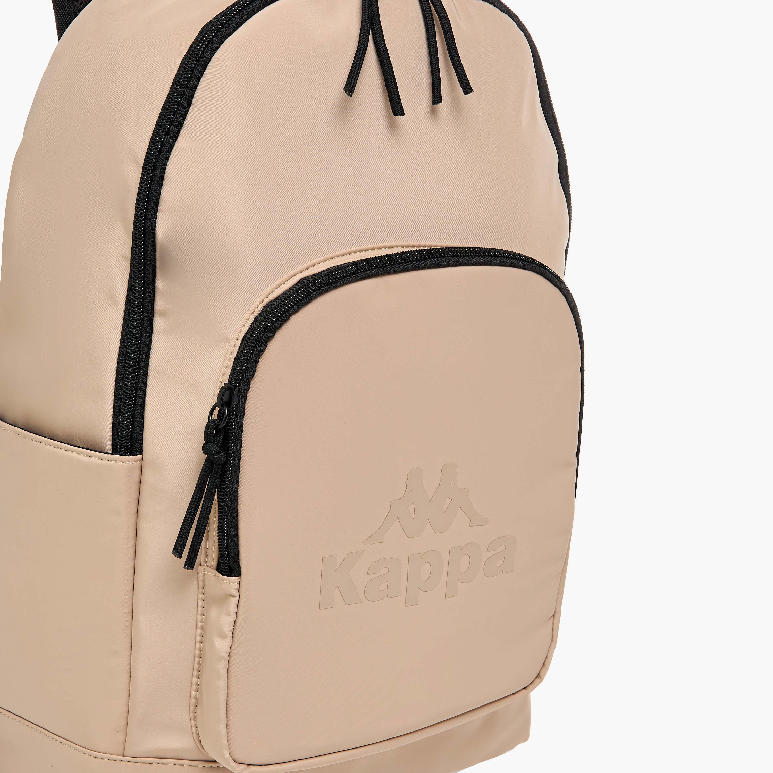 Kappa Logo Print Backpack with Adjustable Shoulder Straps - 28x14x44 cm-women-bagsandwallets-backpacks-image-7