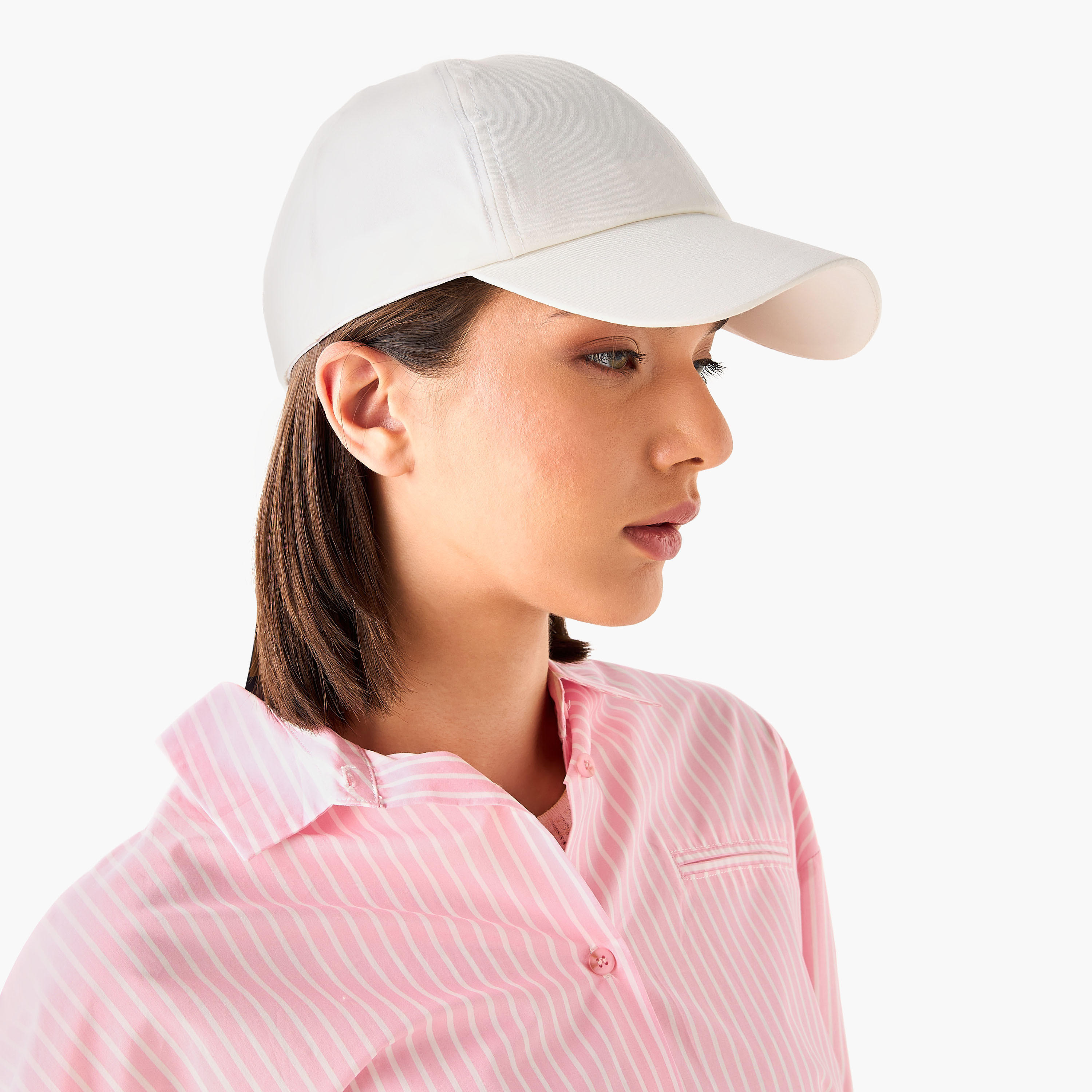 كاب بشريط إغلاق لاصق وتفاصيل غرز-women-clothingaccessories-capsandhats-image-7
