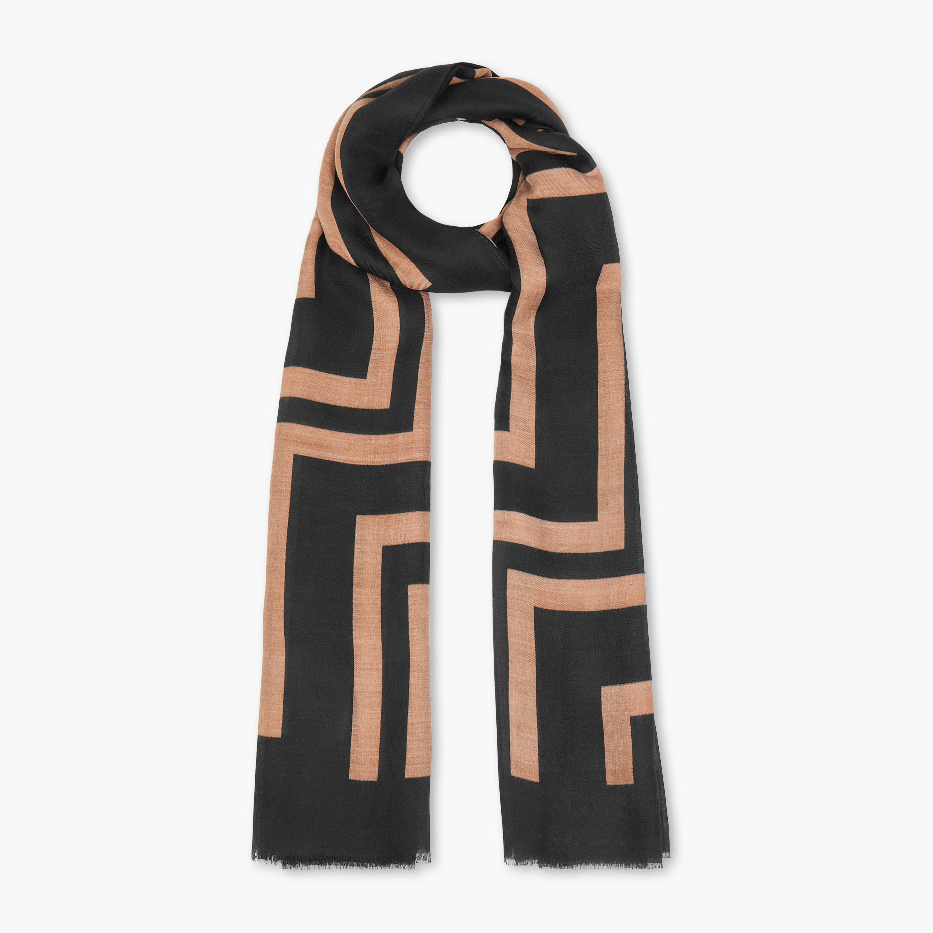Geometric Print Scarf-women-winterwear-scarves-image-1