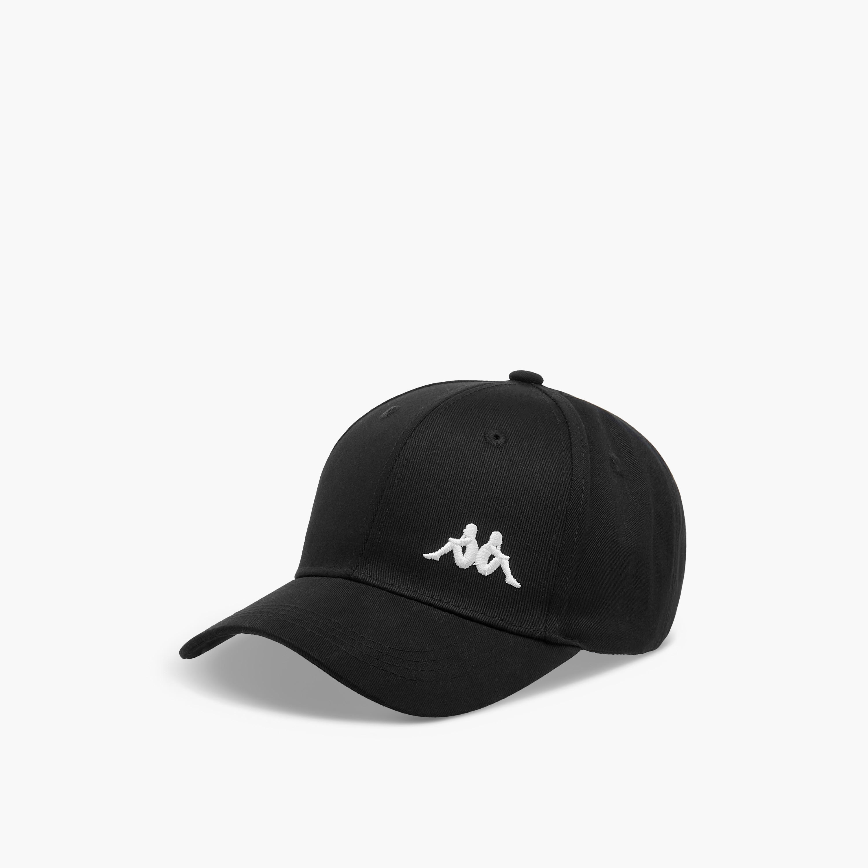Kappa Logo Embroidered Cap with Buckle Strap Closure-women-clothingaccessories-capsandhats-image-3