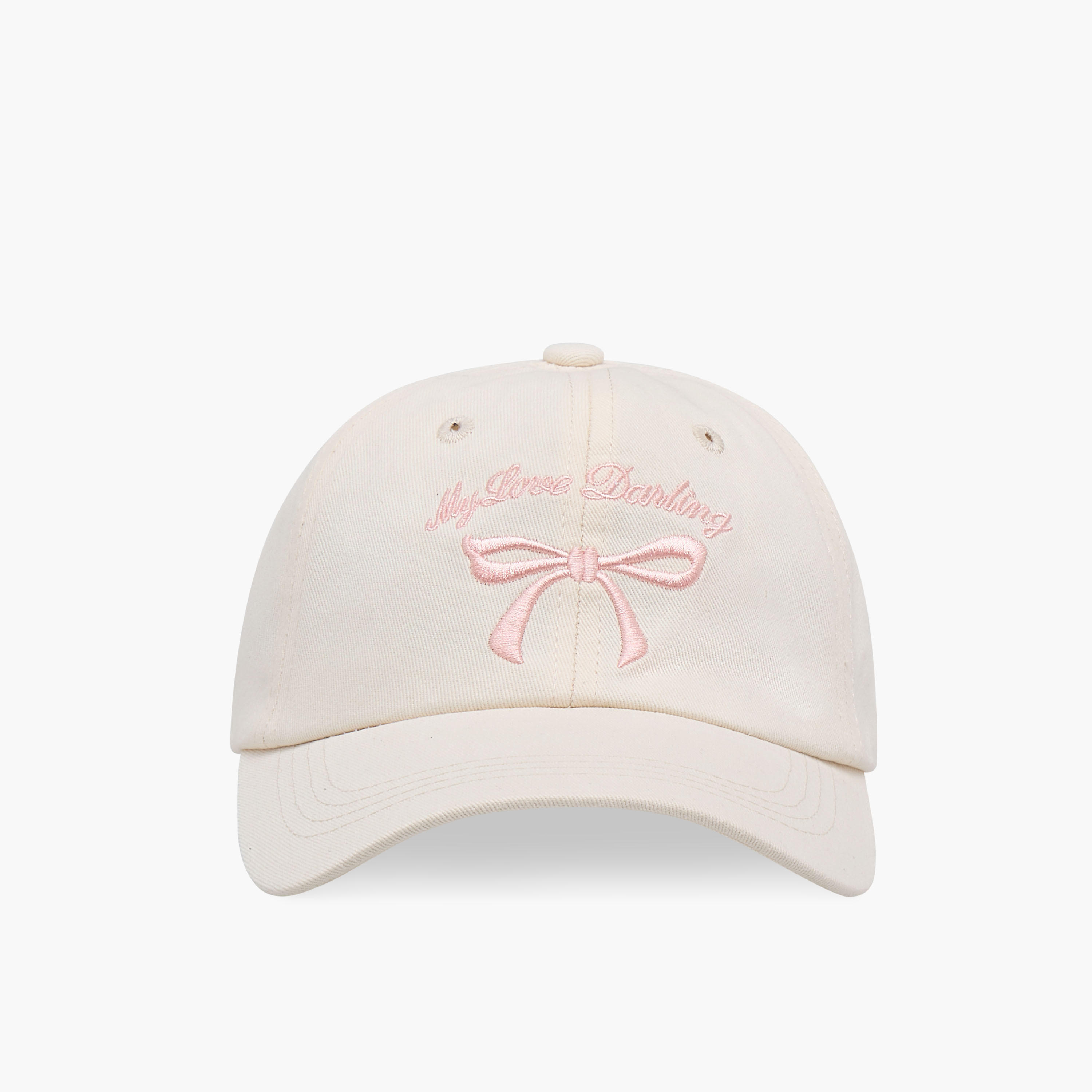 Embroidered Cap with Buckled Strap Closure-women-clothingaccessories-capsandhats-image-1