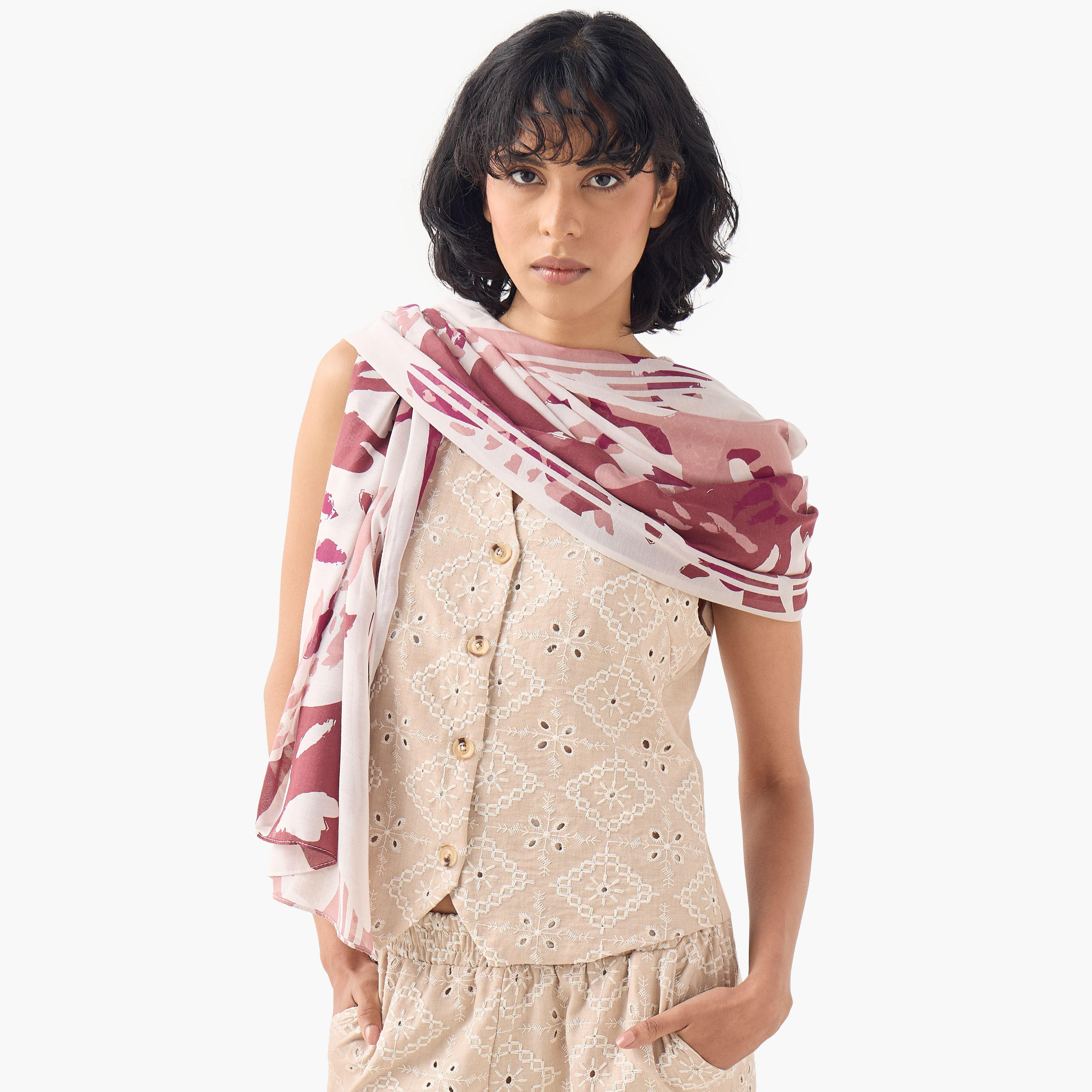 Abstract Print Scarf-women-winterwear-scarves-image-2