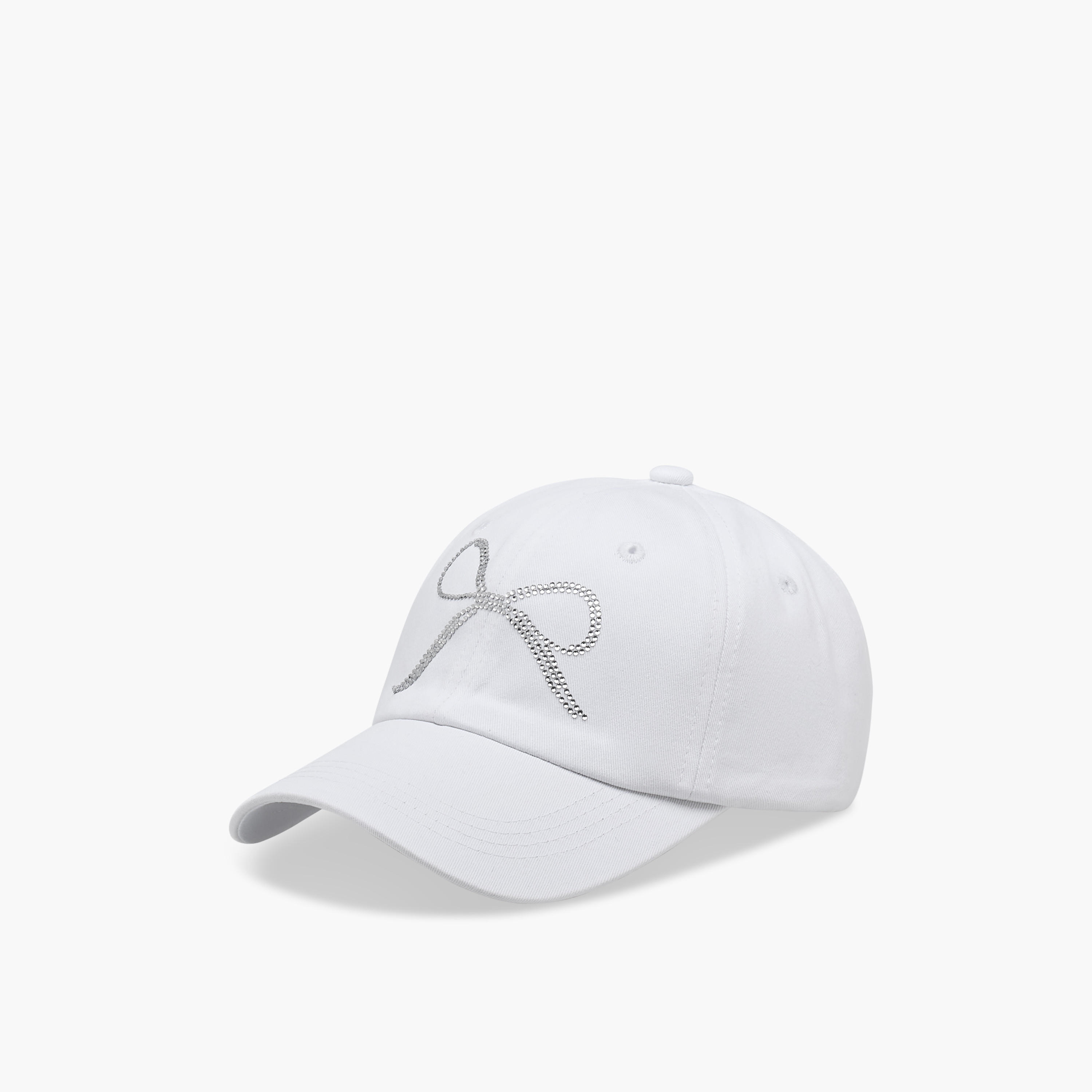 Bow Embellished Cap with Buckle Strap Closure-women-clothingaccessories-capsandhats-image-3