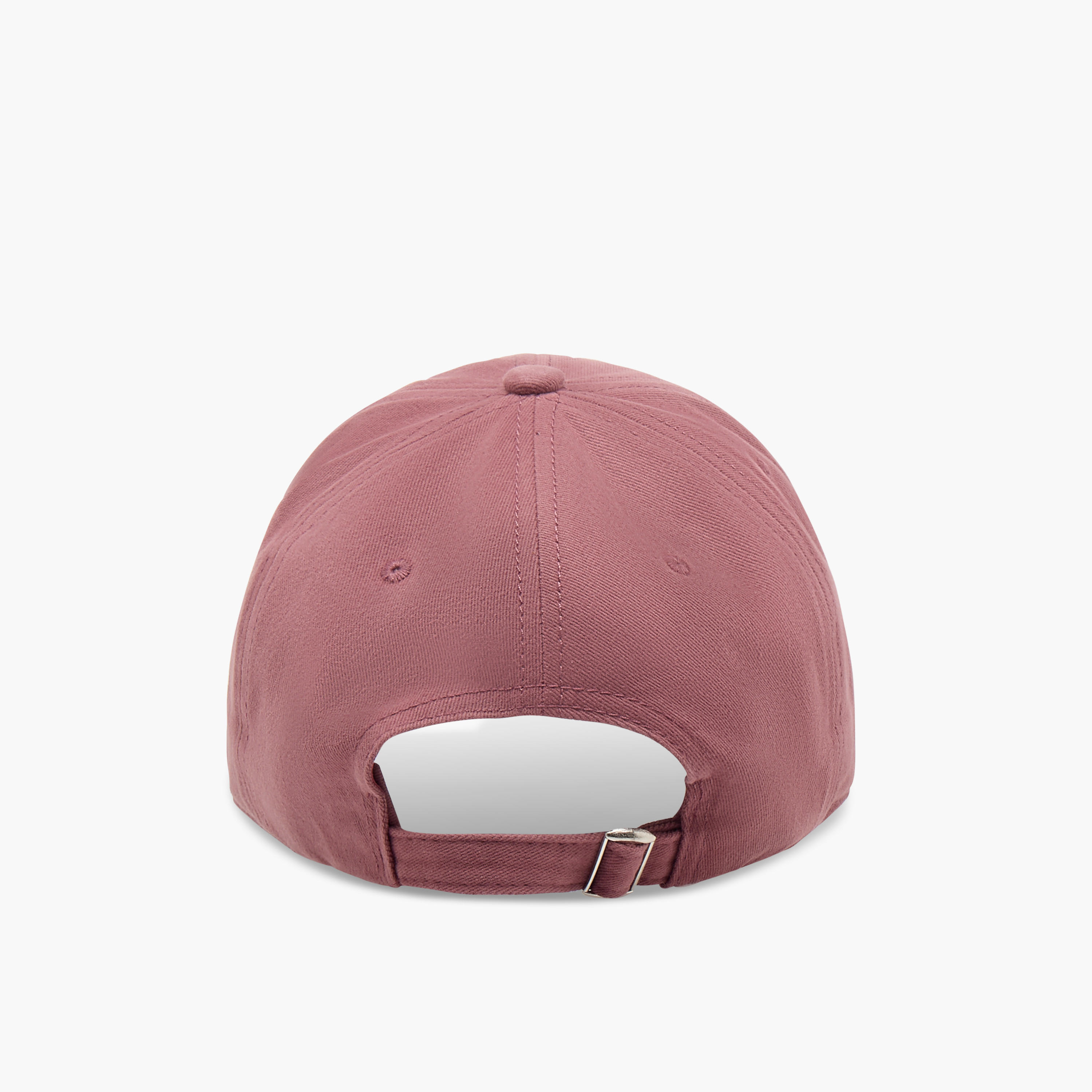 Embossed Detail Cap with Buckle Strap Closure-women-clothingaccessories-capsandhats-image-5