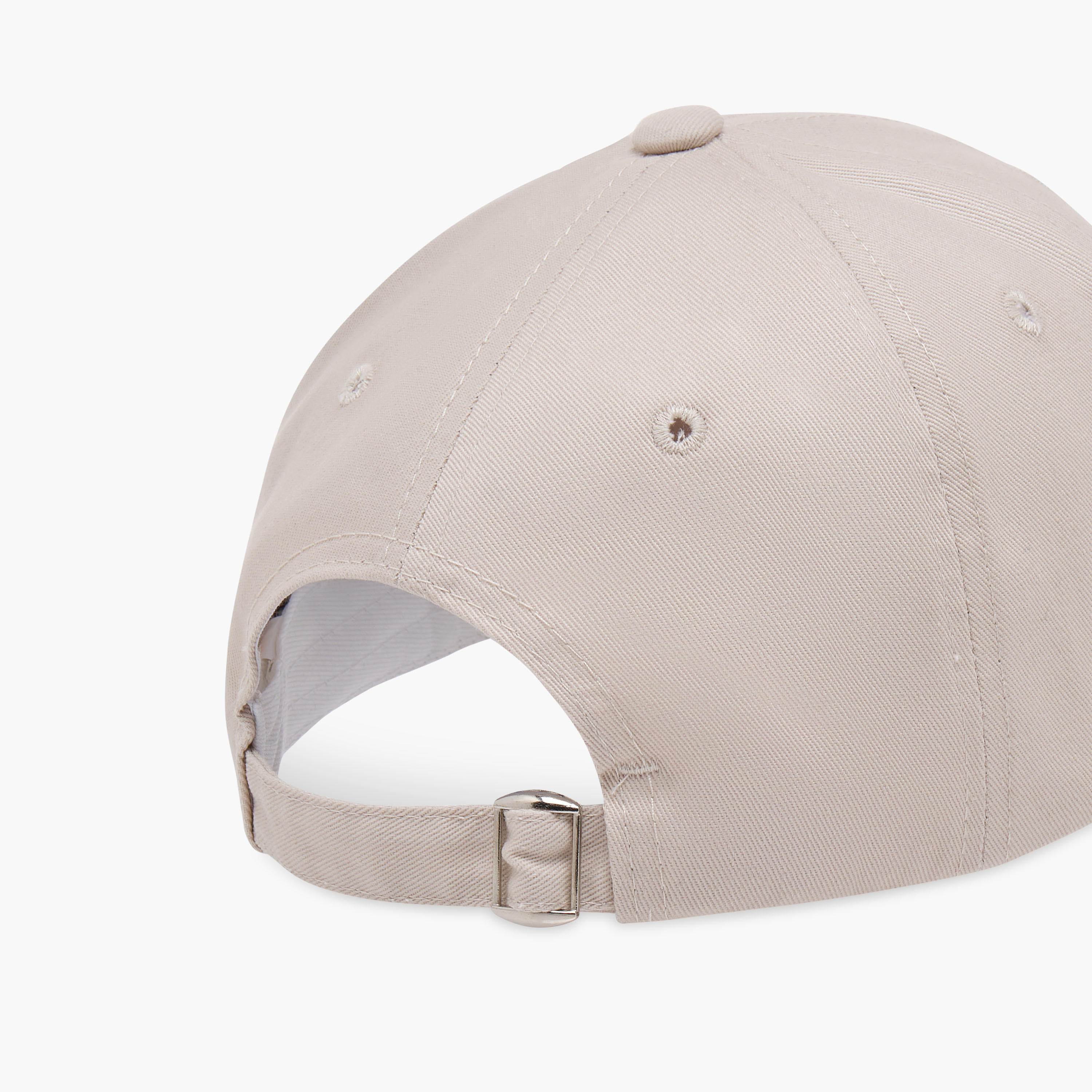 Canvas Baseball Cap with Buckled Strap Closure-women-clothingaccessories-capsandhats-image-7