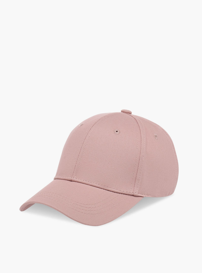 كاب بيسبول كانفاس بحزام بإبزيم إغلاق-women-clothingaccessories-capsandhats-image-6