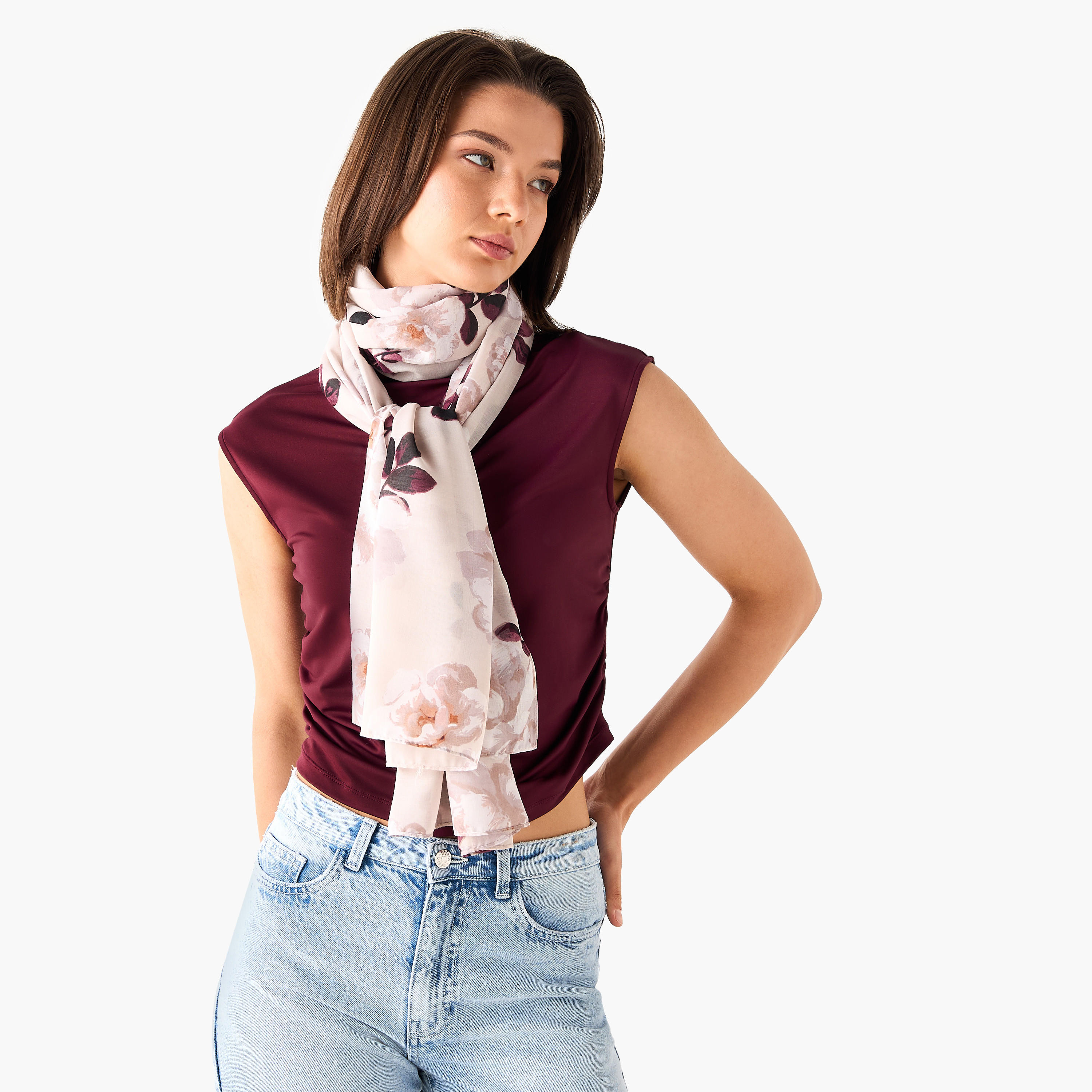 وشاح بطبعات أزهار-women-clothingaccessories-scarves-image-4