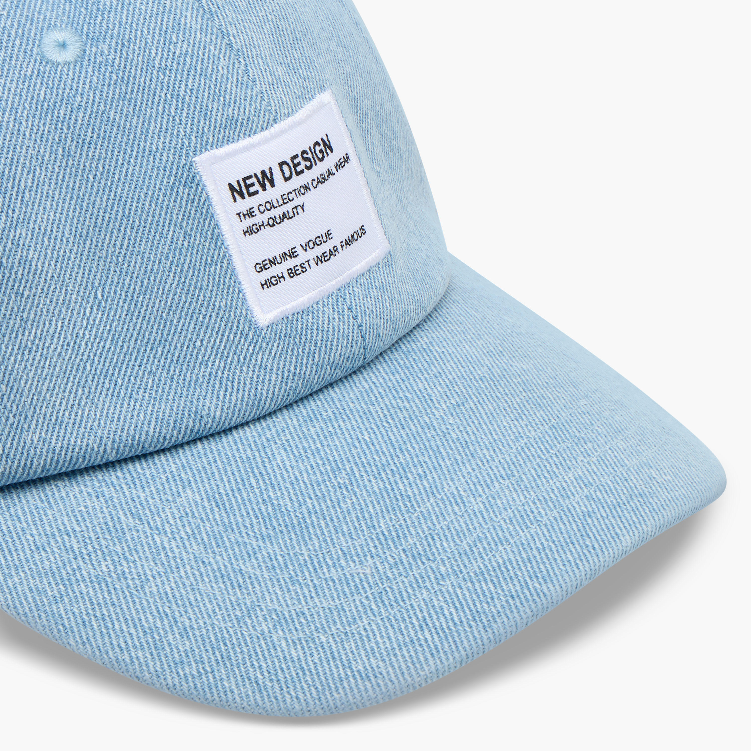 Applique Detail Cap with Buckled Strap Closure-women-clothingaccessories-capsandhats-image-6