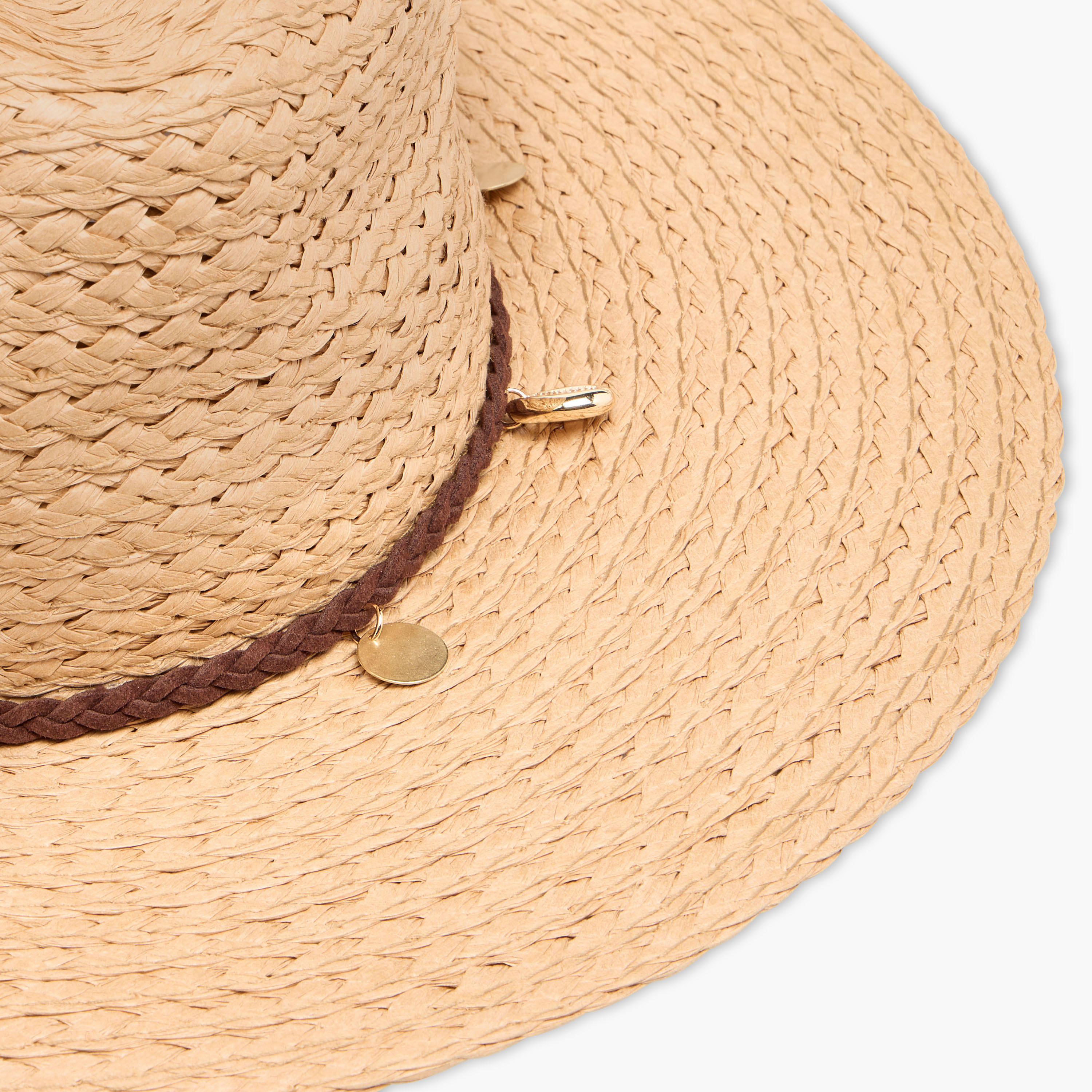 Braid Trim Detail Beach Hat-women-clothingaccessories-capsandhats-image-3