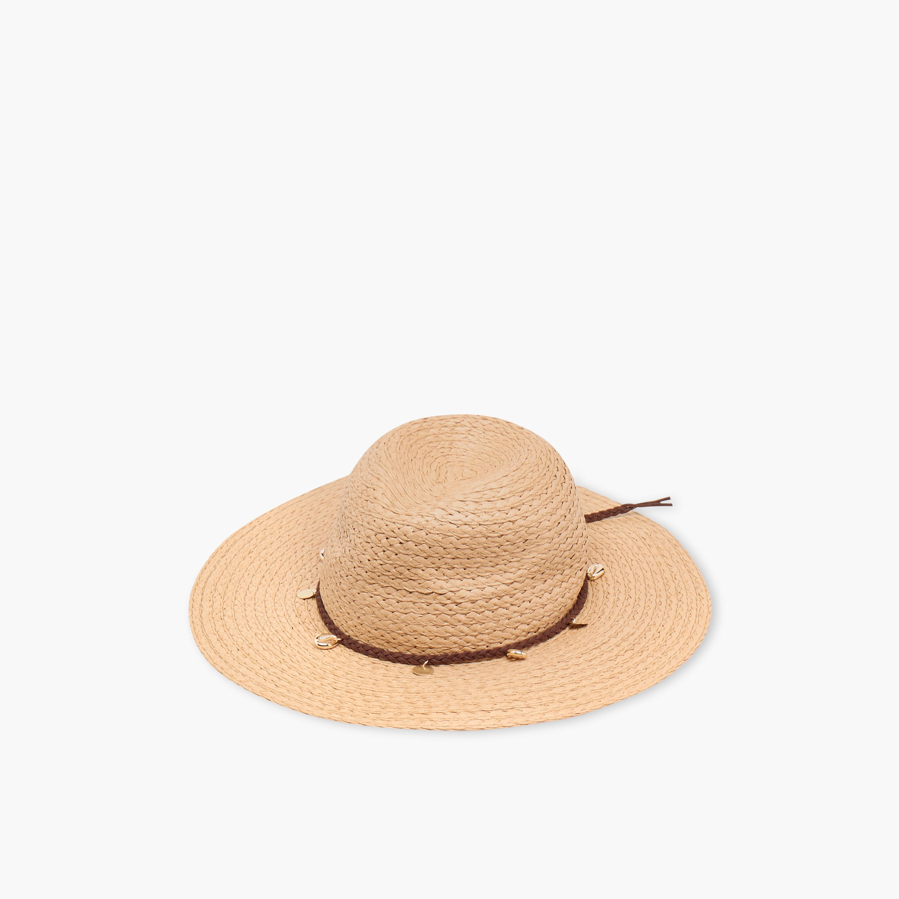 Braid Trim Detail Beach Hat-women-clothingaccessories-capsandhats-image-5