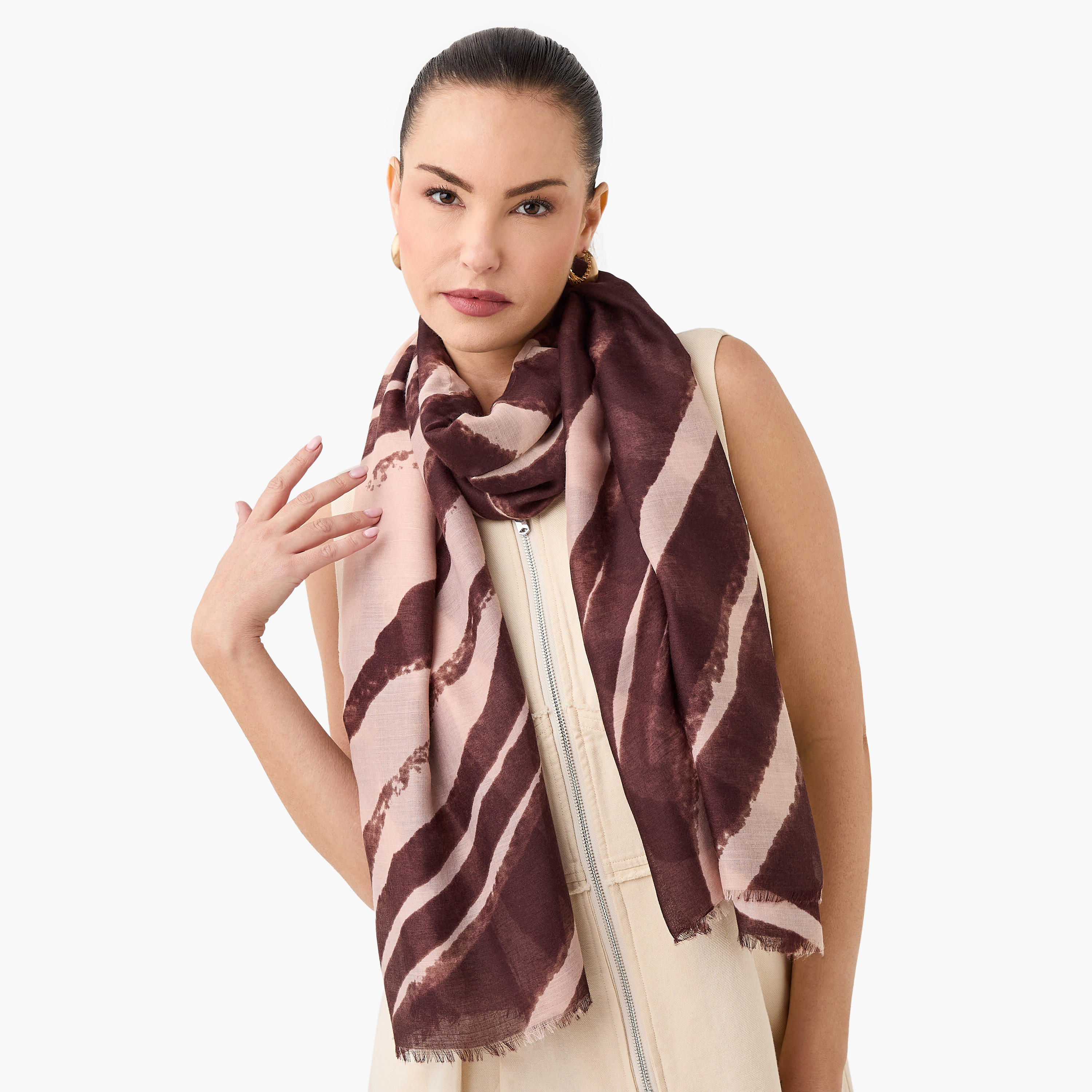 Animal Print Scarf-women-winterwear-scarves-image-2