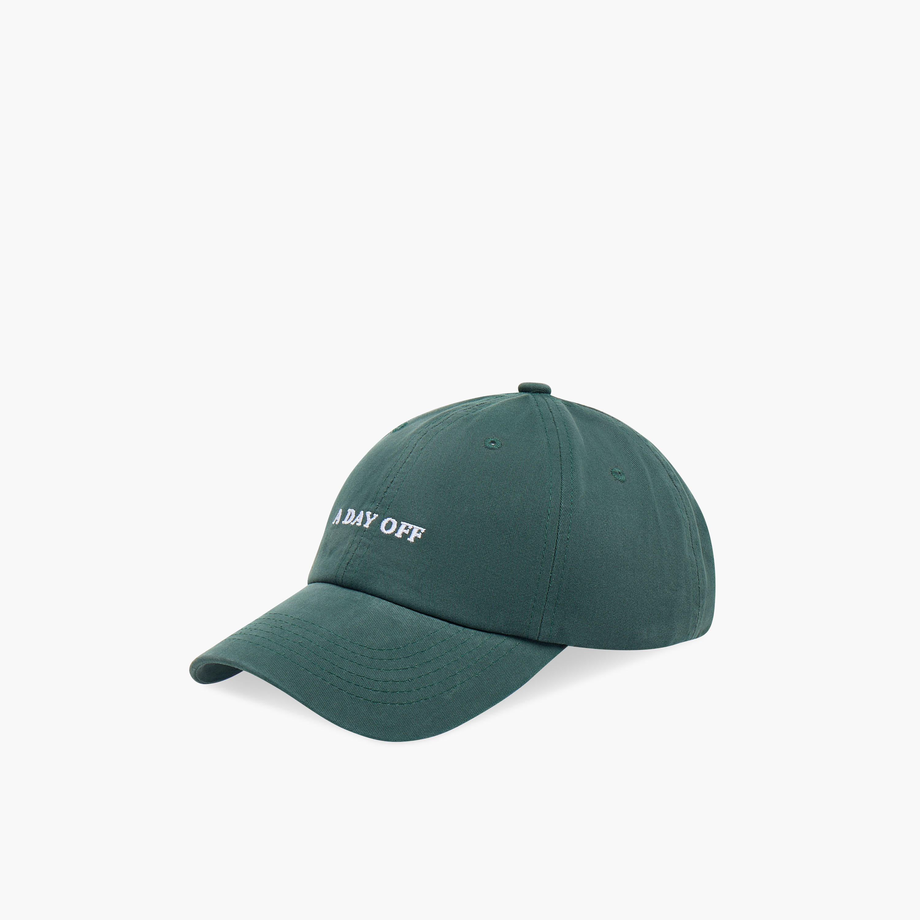 Slogan Embroidered Baseball Cap with Hook and Loop Strap Closure-women-clothingaccessories-capsandhats-image-3