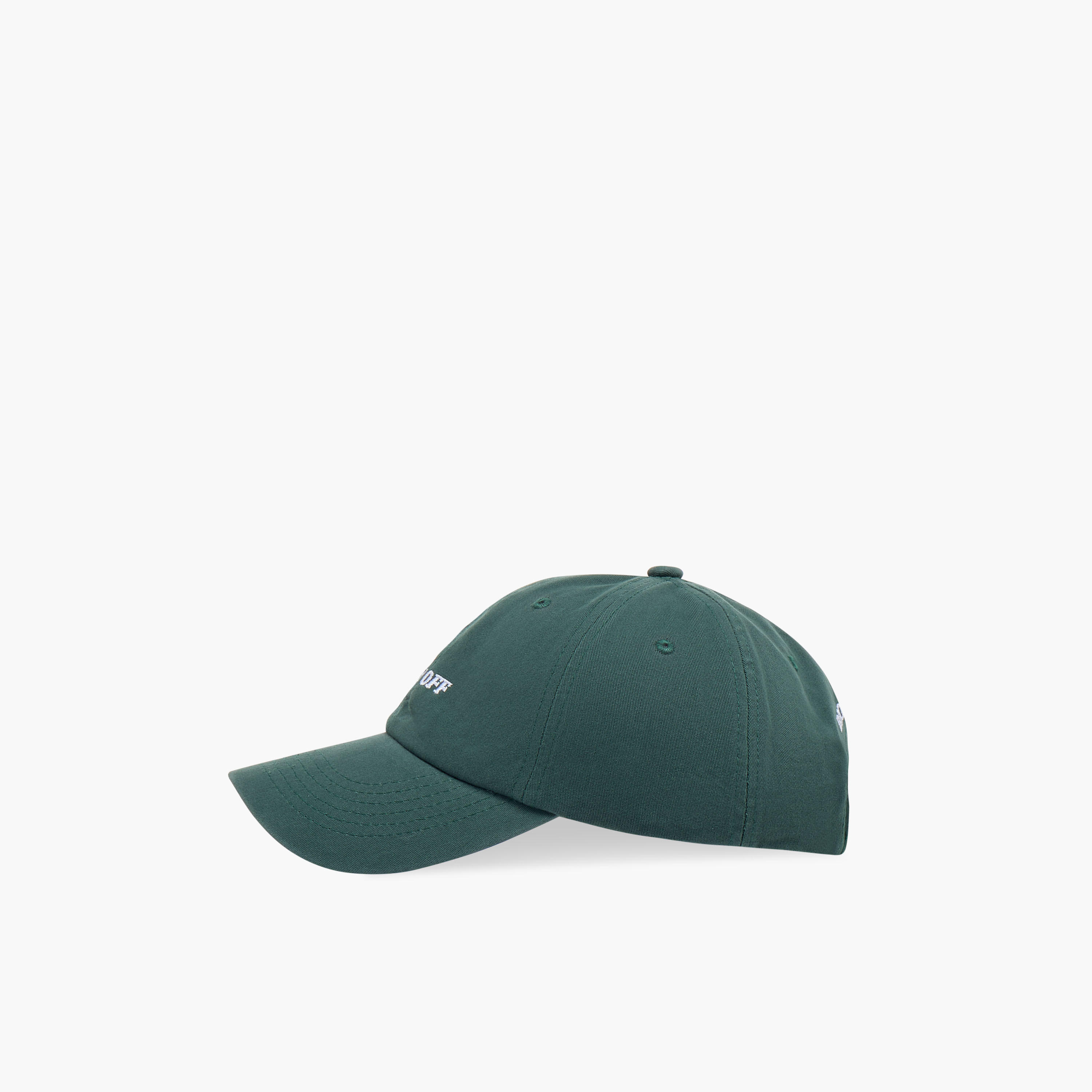 Slogan Embroidered Baseball Cap with Hook and Loop Strap Closure-women-clothingaccessories-capsandhats-image-4